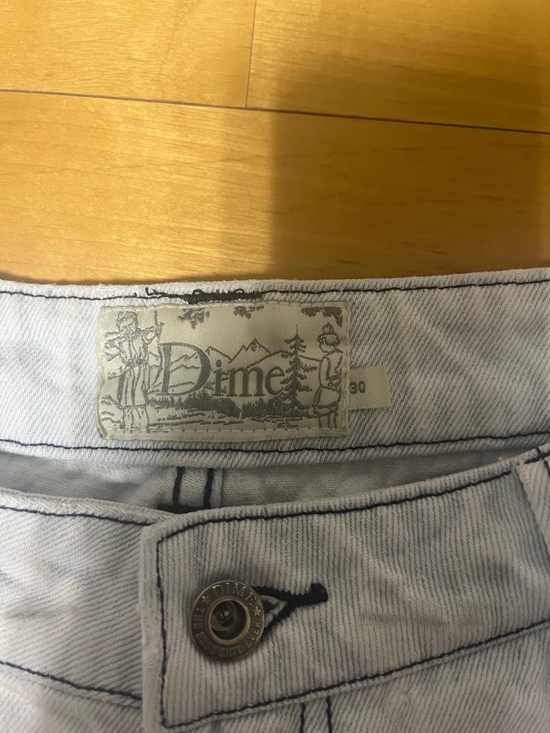 Dime relaxed fit denim pants(jeans) 상품이미지2