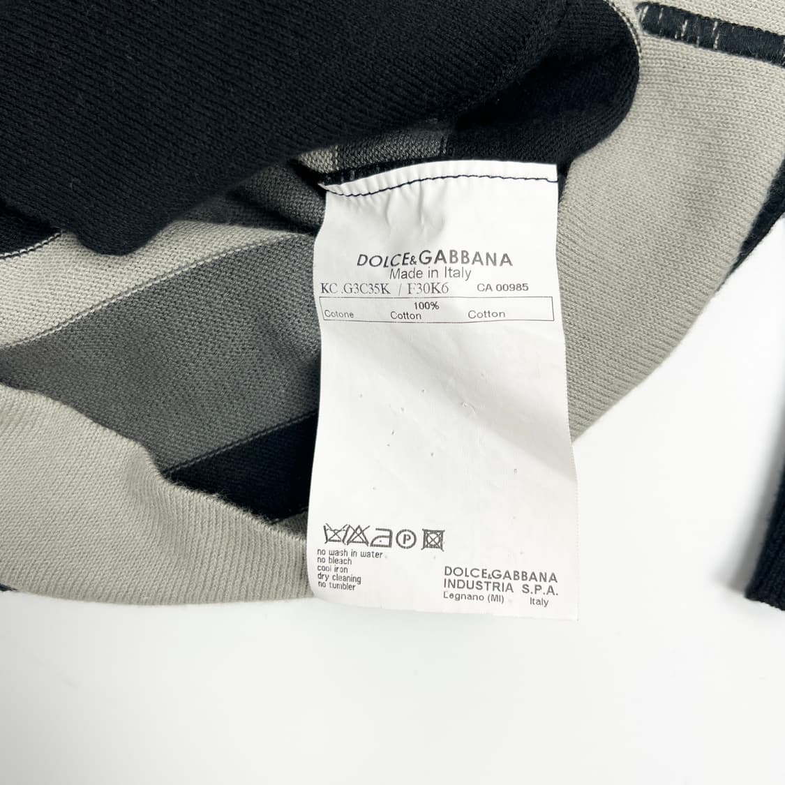 돌체앤가바나 코튼 져지 드라이버 집업 상품이미지10
