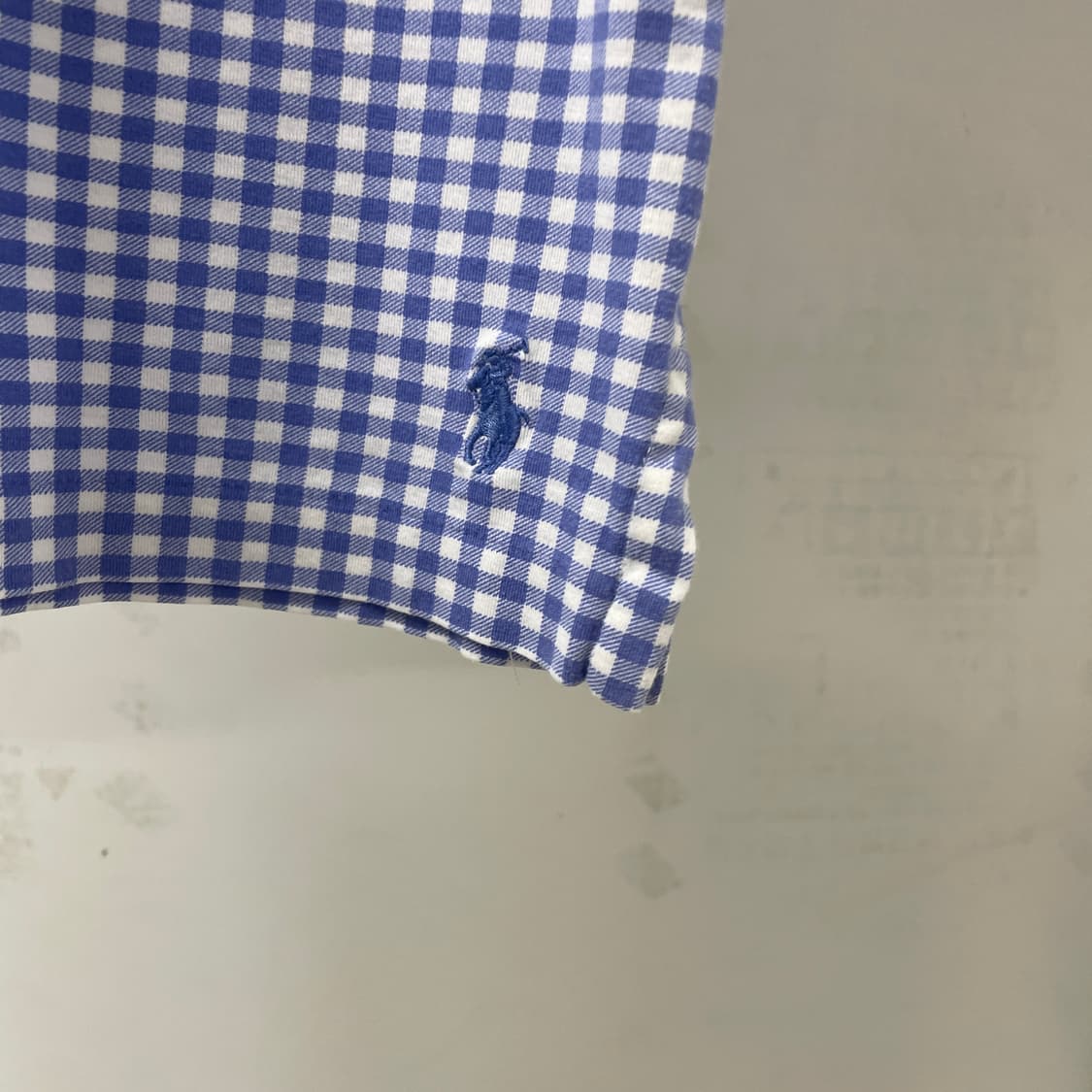폴로 깅엄 체크 PK 반팔 카라티 M 상품이미지3