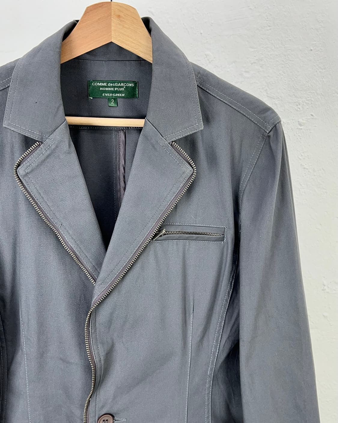 꼼데가르송 옴므 플러스 s13915 플랩 레일 1b 블레이저 자켓 상품이미지3