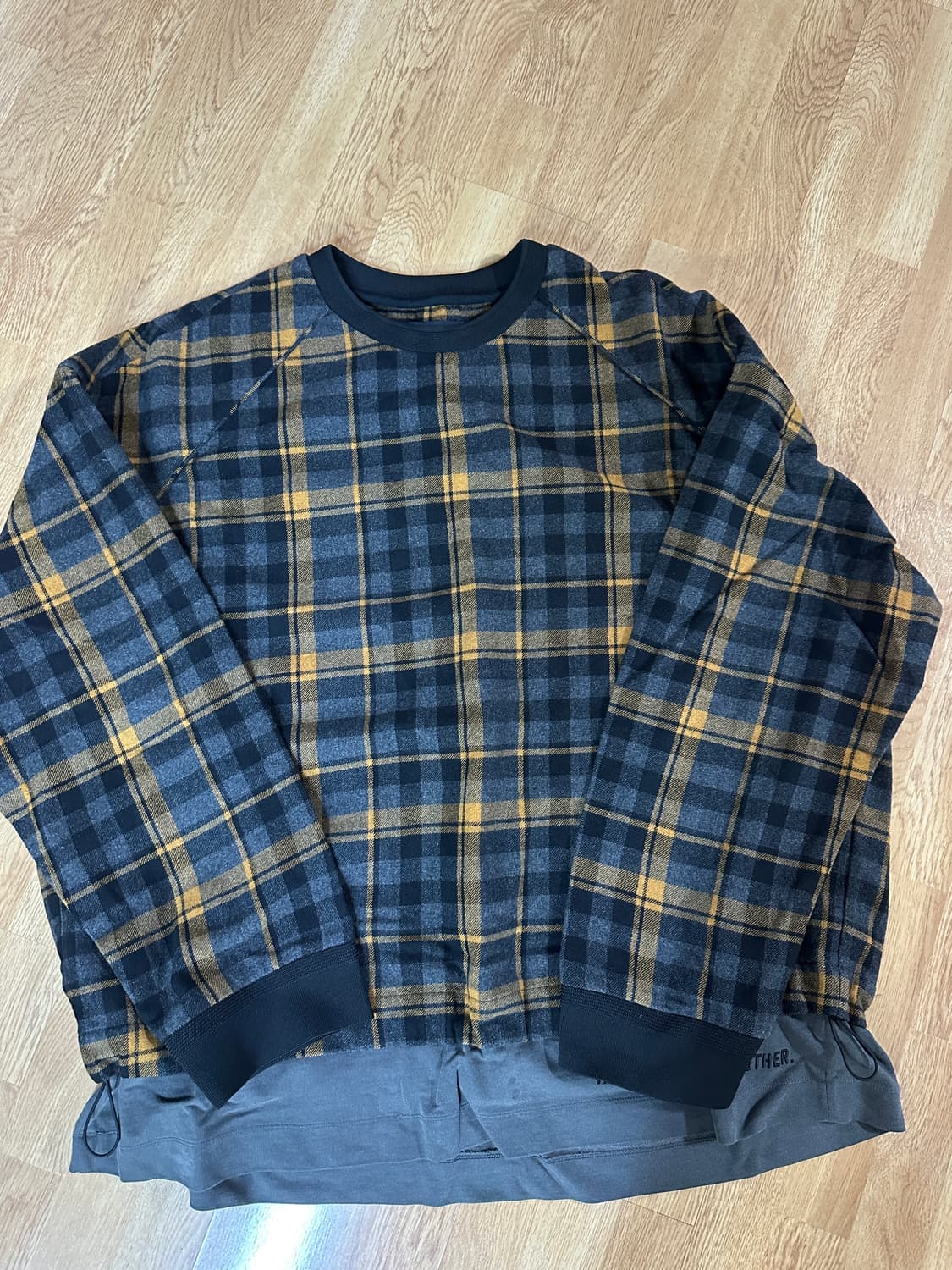 (50) 준지 플란넬 레이어드 맨투맨 상품이미지1