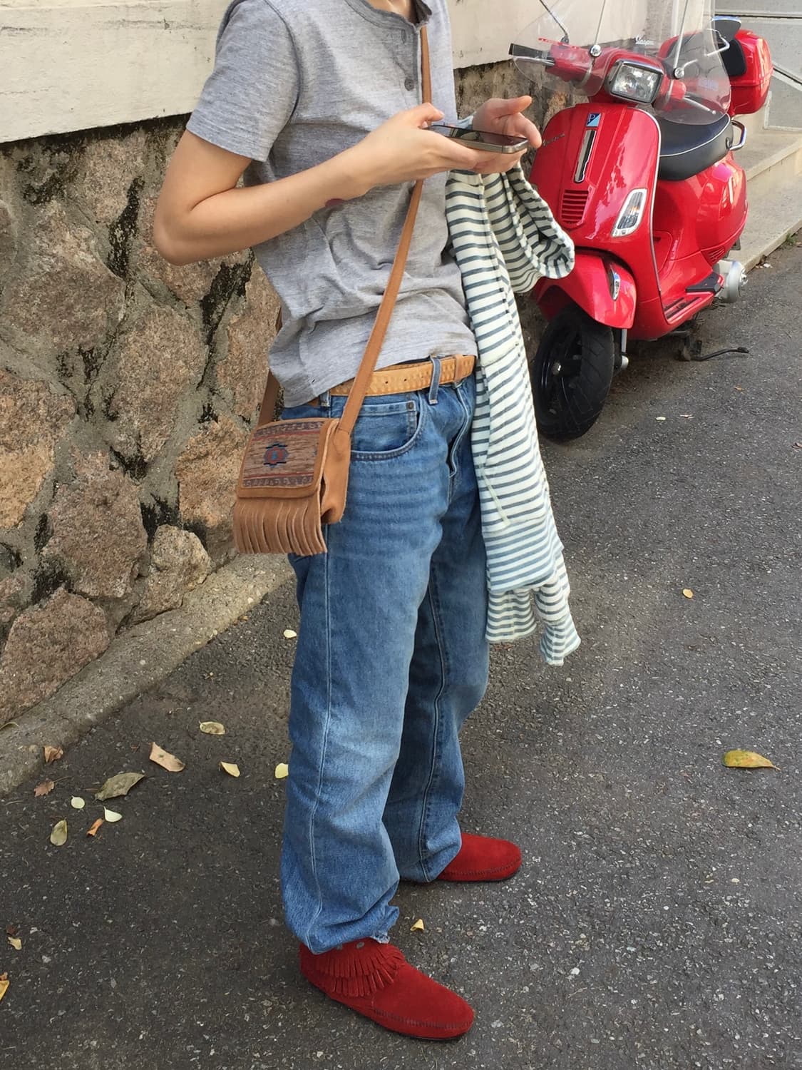 MINNETONKA fringe suede bag 상품이미지10