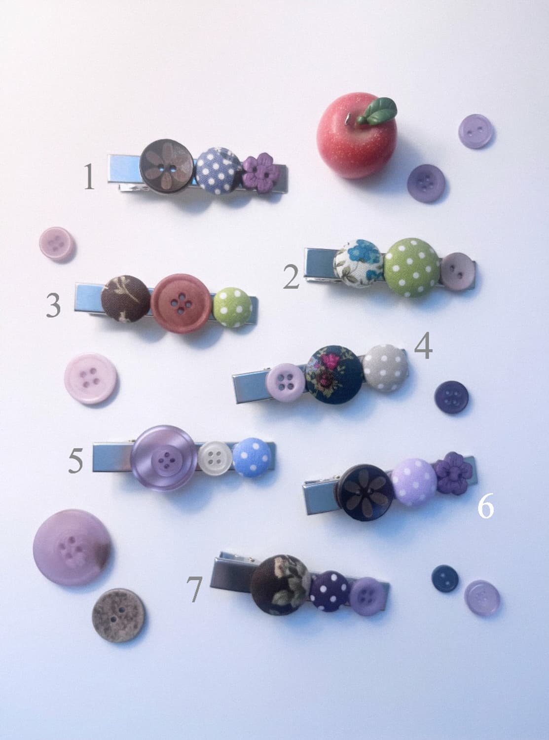 One&Only Dot Button Hair-pin 상품이미지2