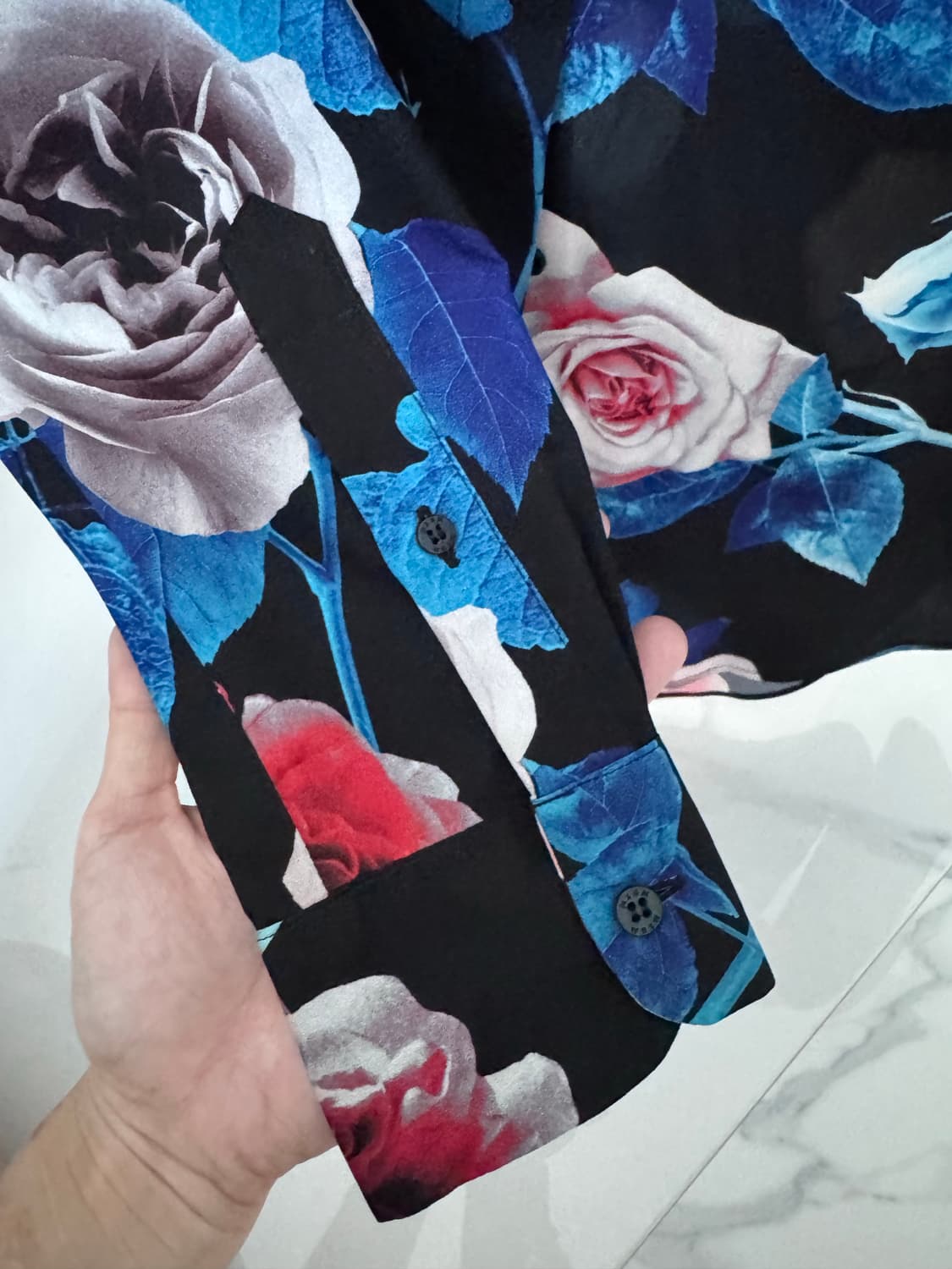 MSGM Floral shirt Size 38 상품이미지4