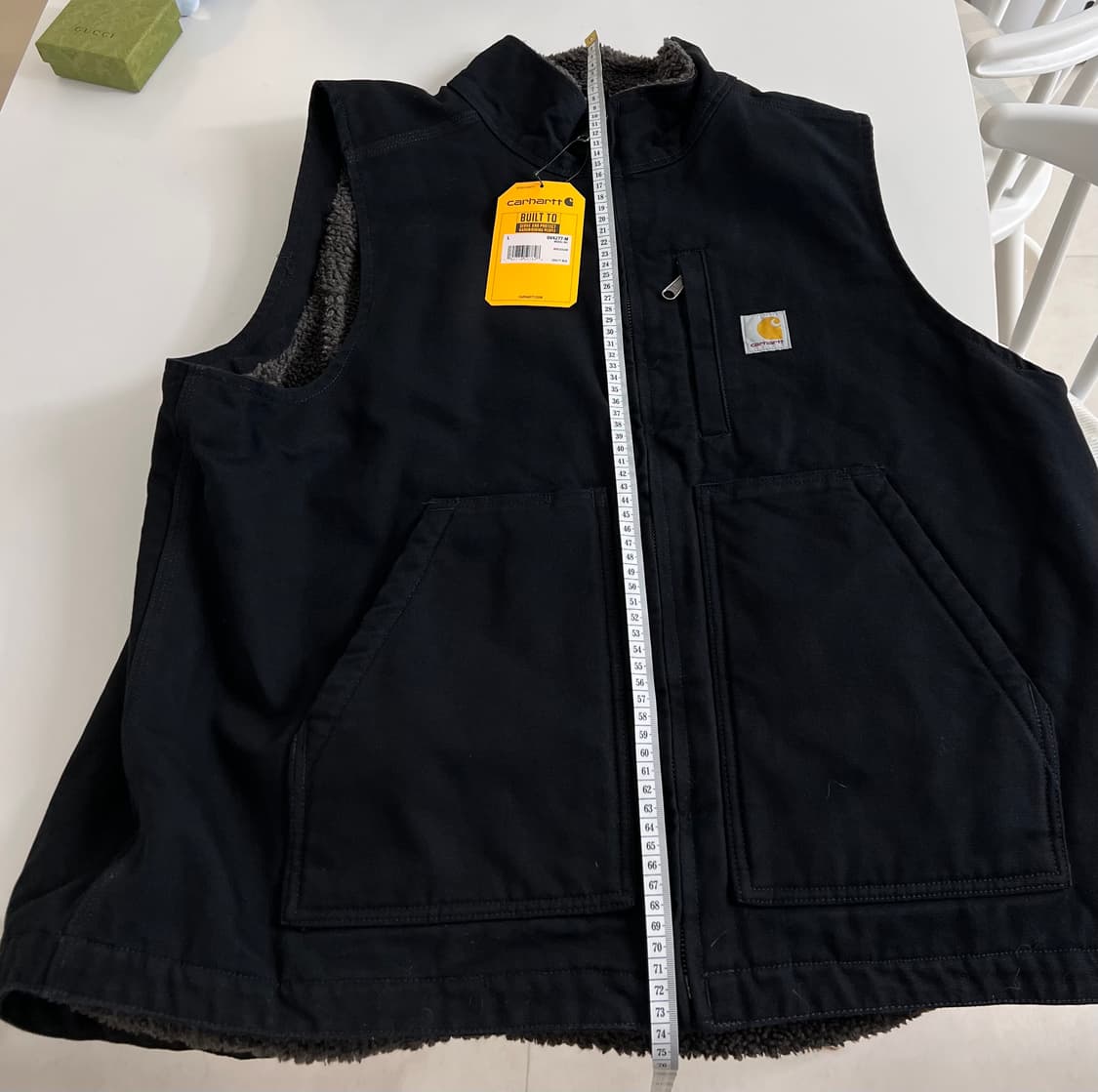 칼하트 쉐르파 양털 조끼 라지 상품이미지2