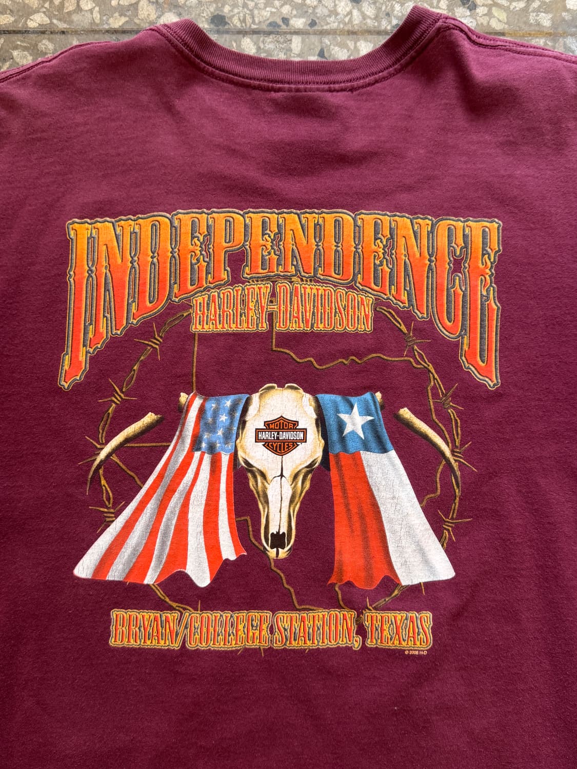 00s 할리 데이비슨 반팔 티셔츠(HT14) 상품이미지4