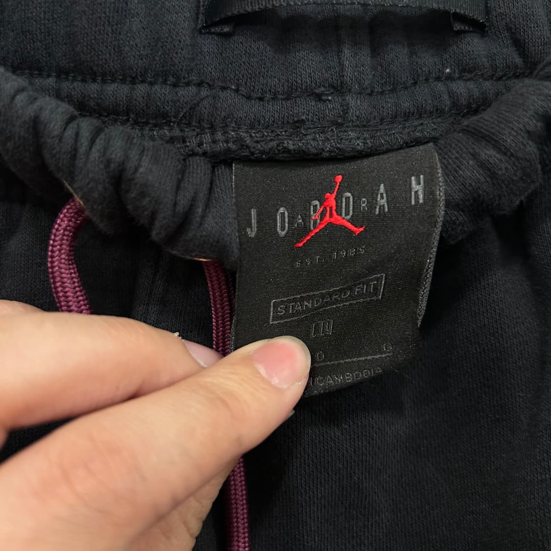 나이키 조던 파리 생제르망 기모 코튼 조거팬츠 상품이미지3