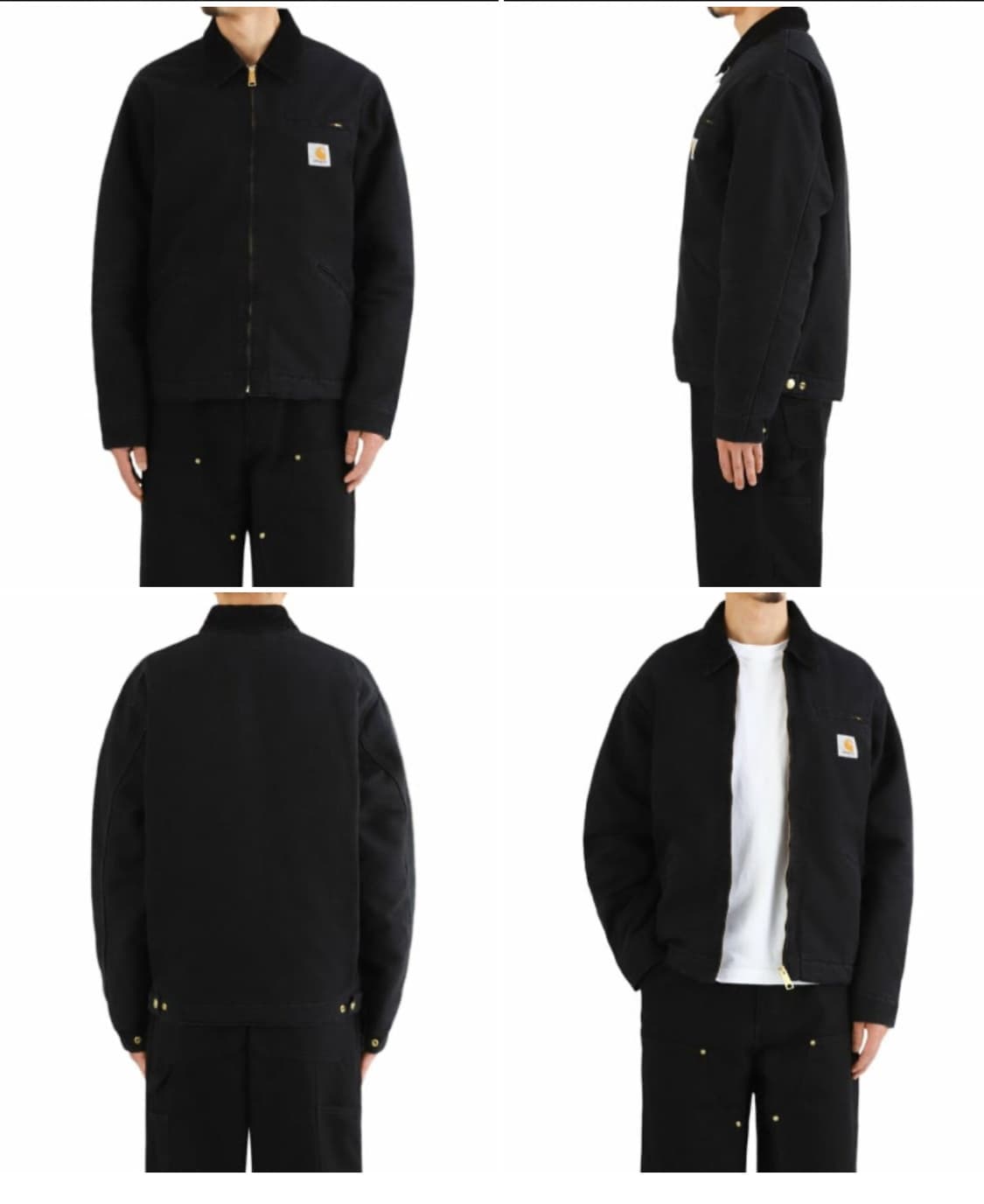 칼하트윕 CARHARTT WIP 디트로이트 남성 자켓 (블랙) 상품이미지2