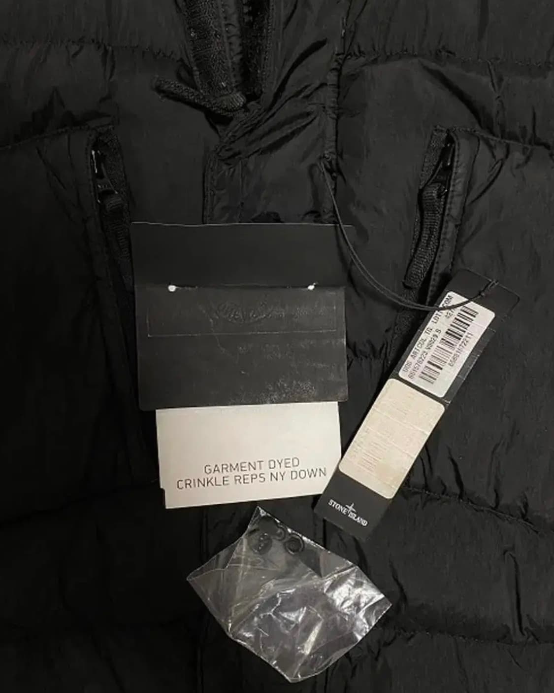[S] 16FW 스톤아일랜드 크링클랩스 롱패딩 블랙 상품이미지7