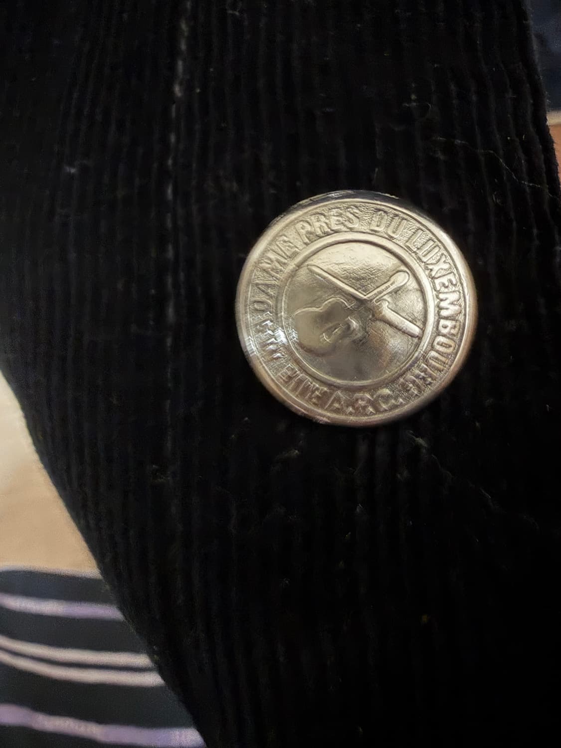 A.P.C 아페쎄 크롭 코듀로이 트러커 자켓 블랙 L 상품이미지4