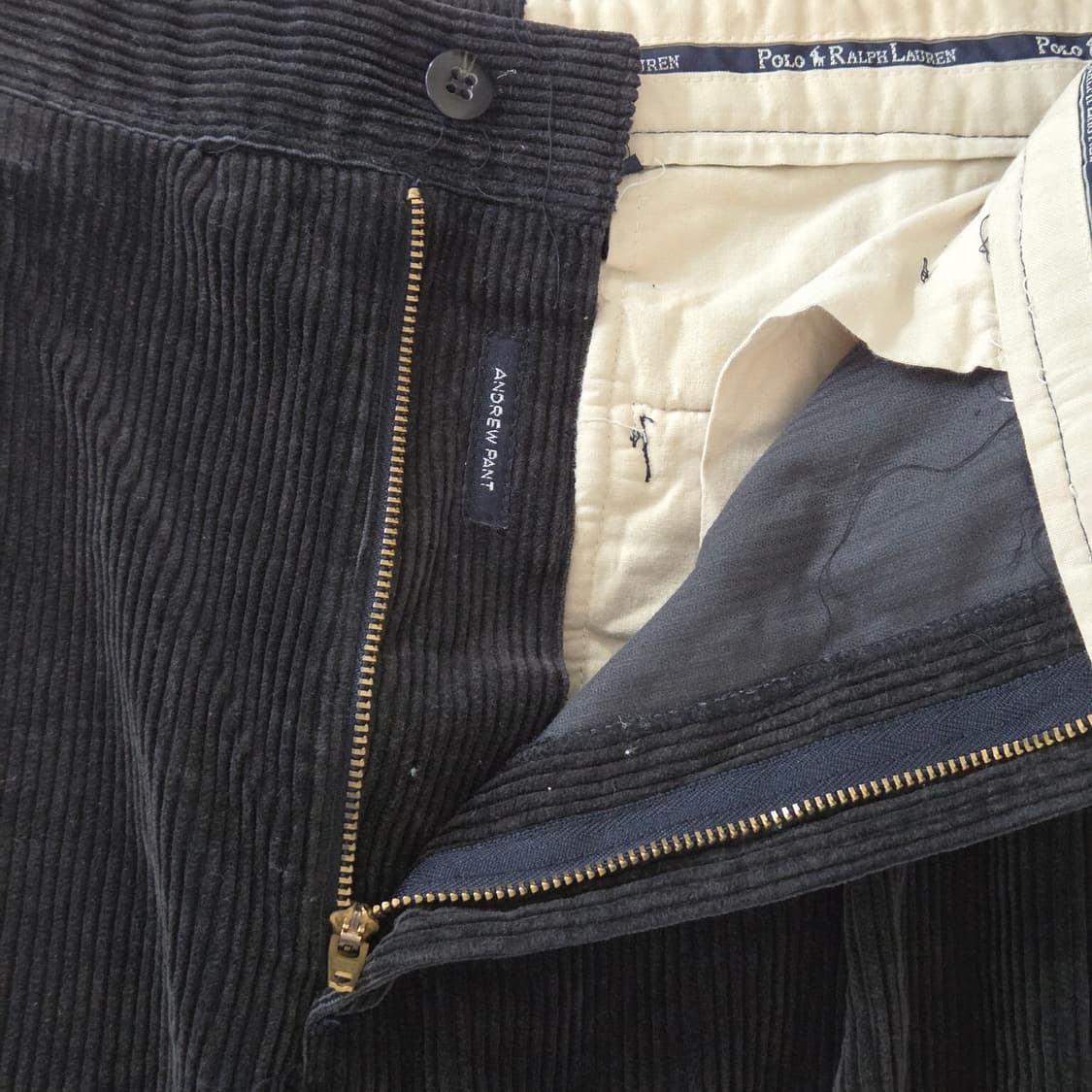 폴로랄프로렌 투턱 다크브라운 코듀로이 팬츠 78/94  상품이미지5