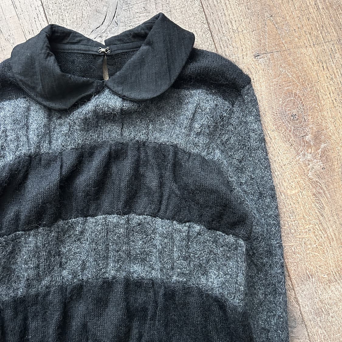 Shirring Stripe Crochet Knit 상품이미지2