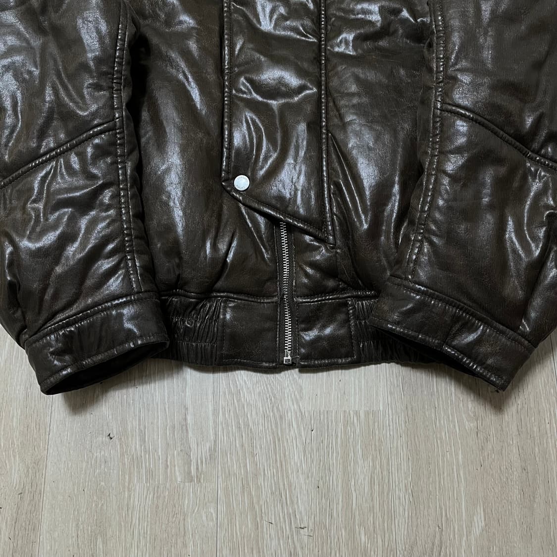 로맨틱크라운 ROMANTIC CROWN 봄버자켓 브라운 S(90) 상품이미지8