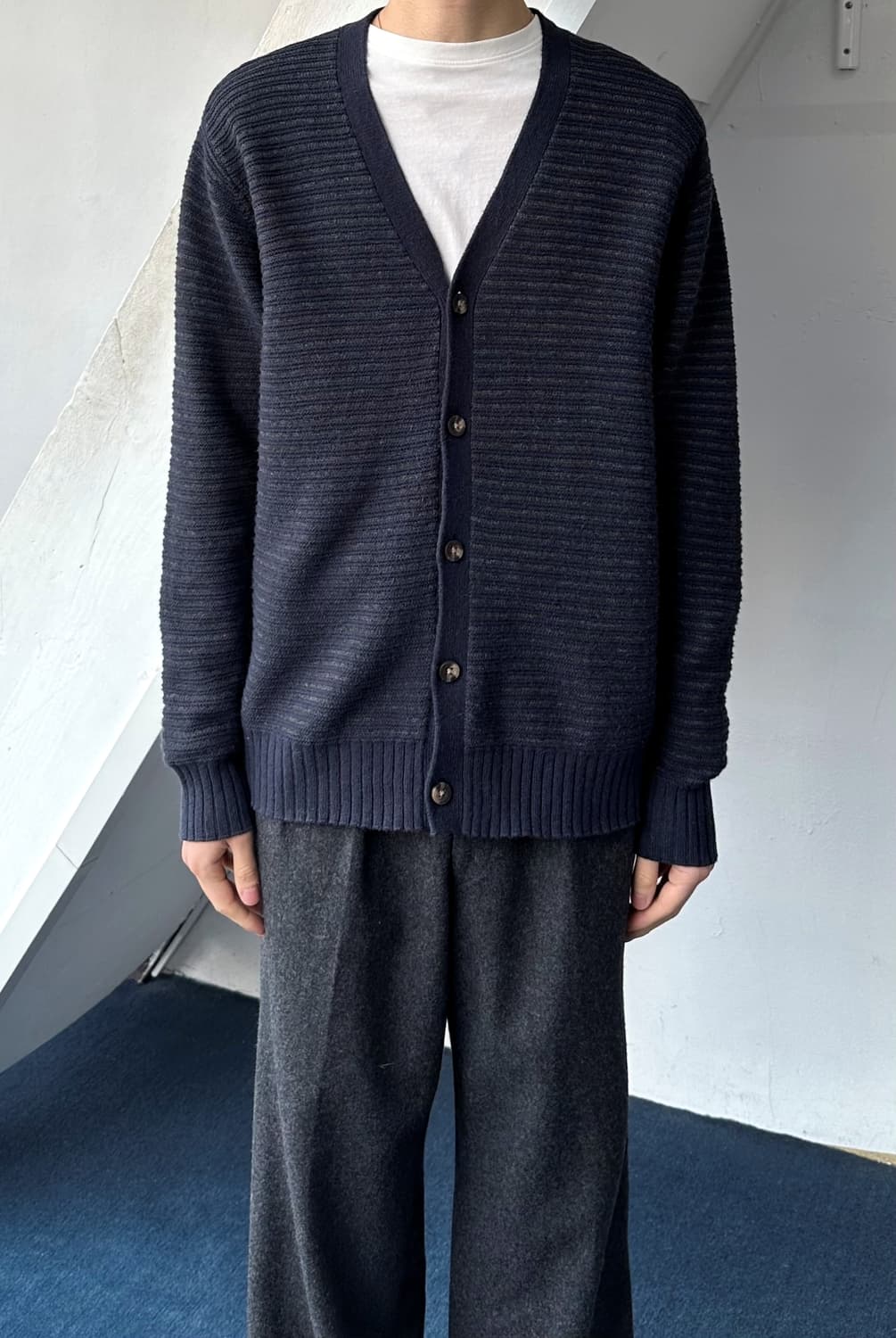 Wool blended patterned cardian 상품이미지3