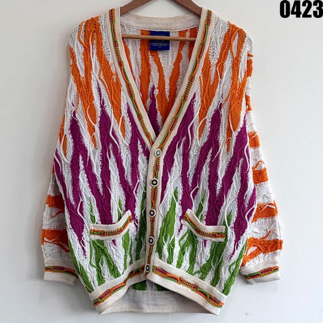 림노스 오스트레일리아 코튼 니트 가디건 S 0423 상품이미지1