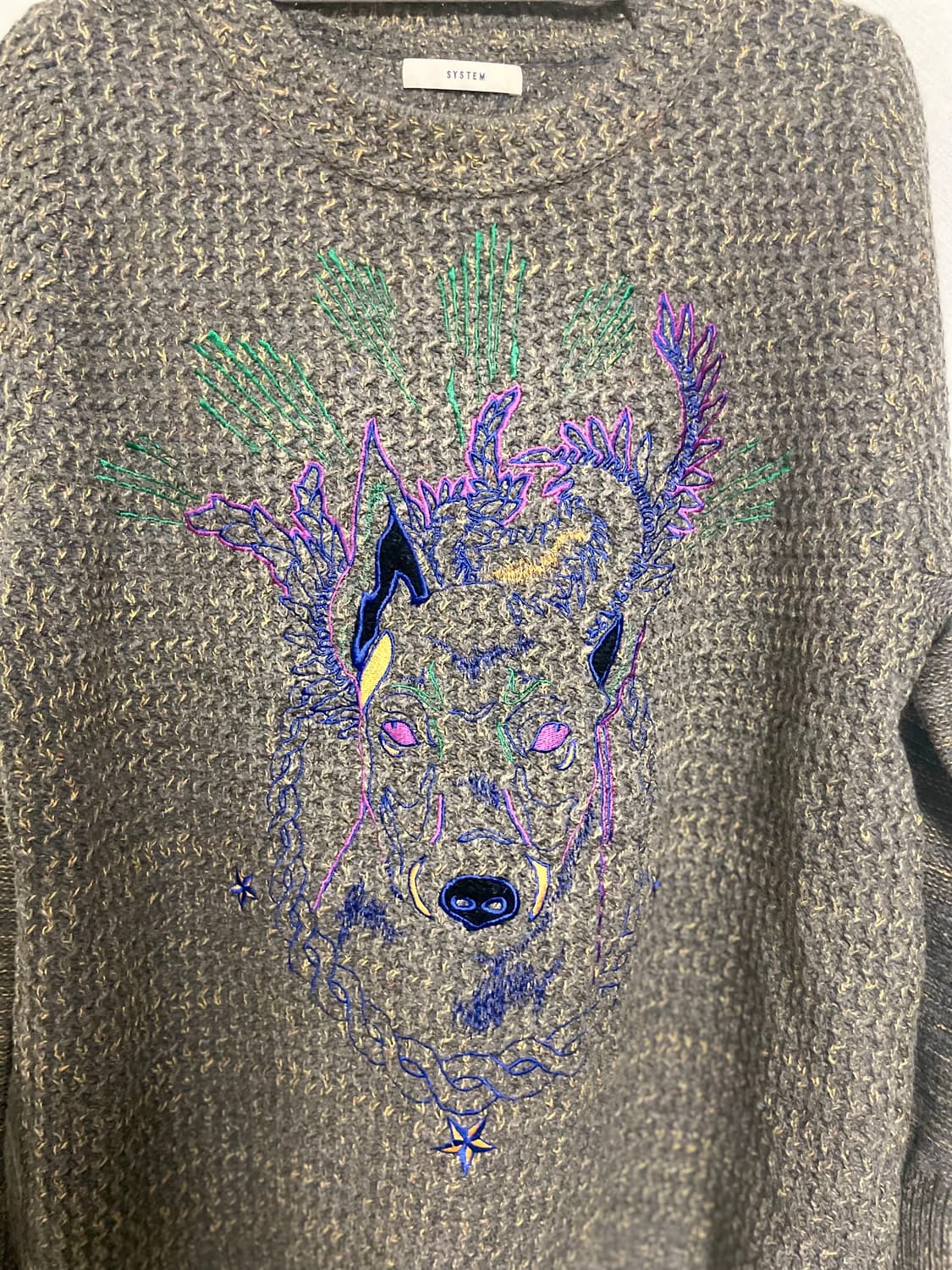 시스템 라운드 넥 울니트 상품이미지2