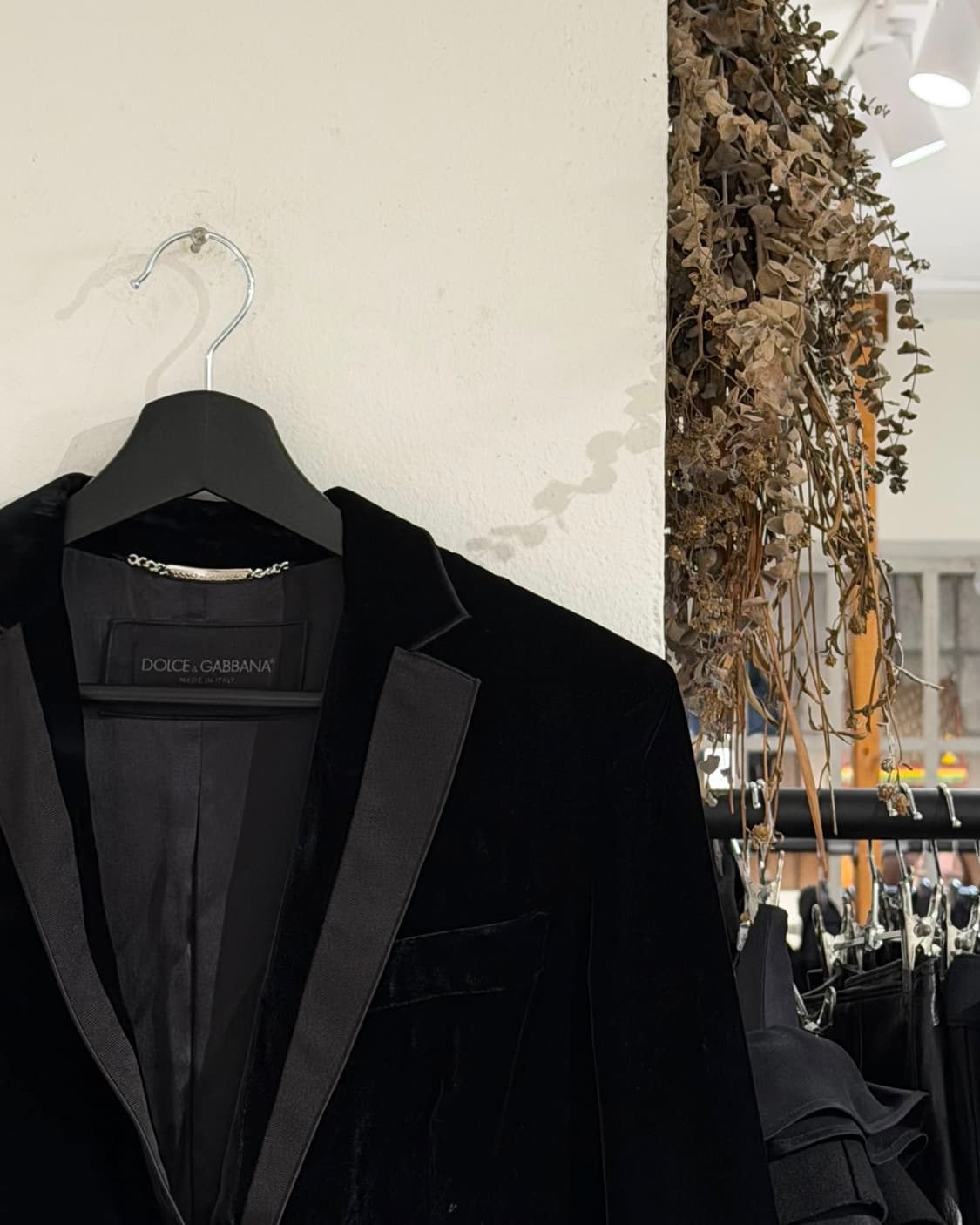 돌체앤가바나 블랙 벨루어 아카이브 블레이저 상품이미지3