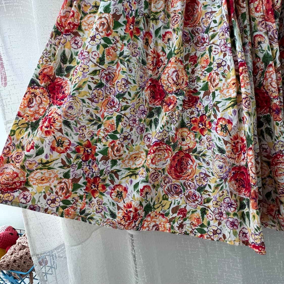 예쁜 플라워패턴 롱스커트 스몰 상품이미지3