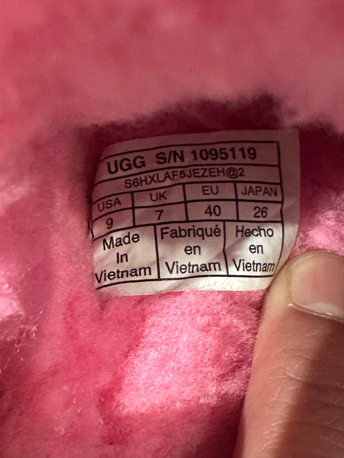 UGG 핑크 플러피 샌들 상품이미지3