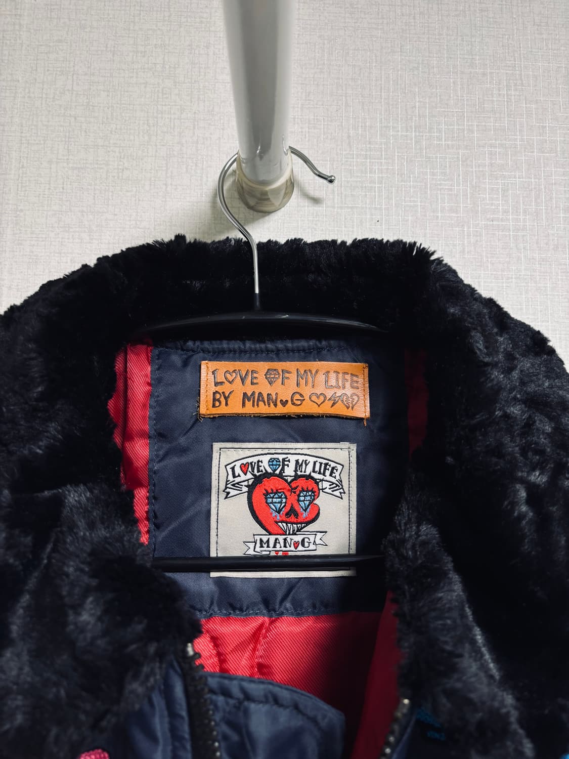 GRAPHISTE MAN.G 러브 오브 마이 라이프 MA-1 자켓 상품이미지2