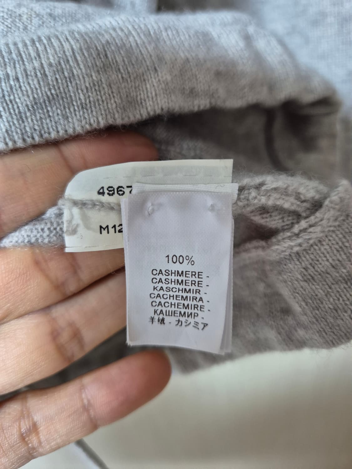 브루넬로 쿠치넬리 캐시미어100% 니트 스웨터 라지 상품이미지8