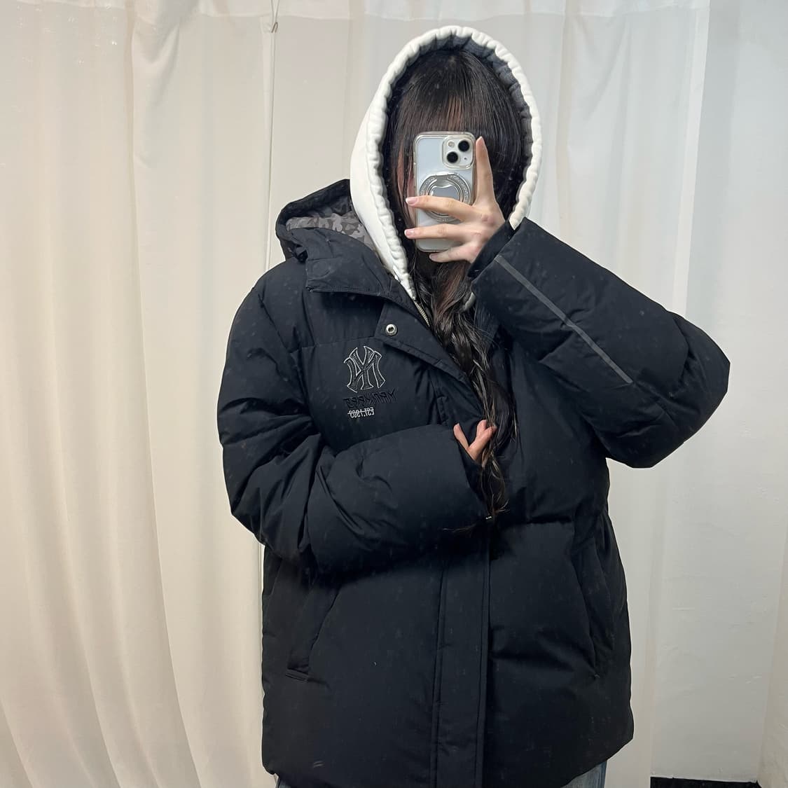 MLB Yankees Puffer Jacket 상품이미지1