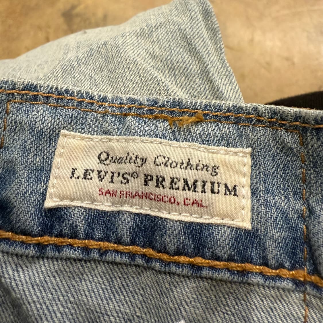 [정품/32] 리바이스 청바지 연청 데님 팬츠 b17 상품이미지4