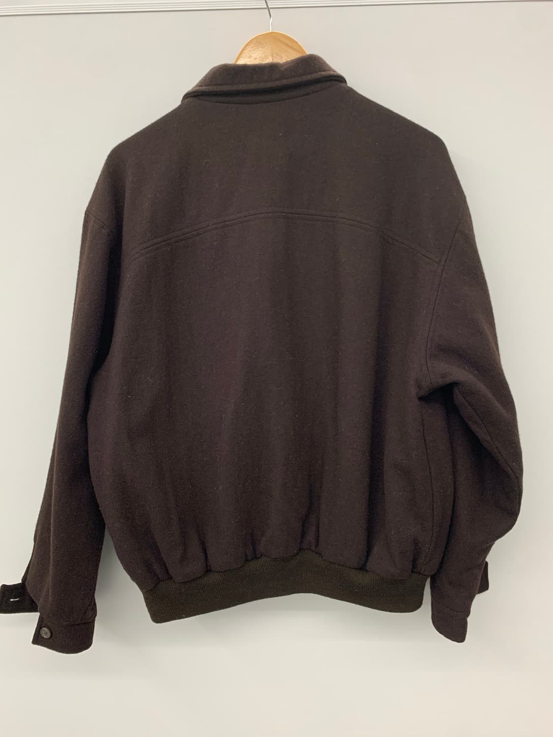 재패니즈 다크브라운 울 봄버 상품이미지5