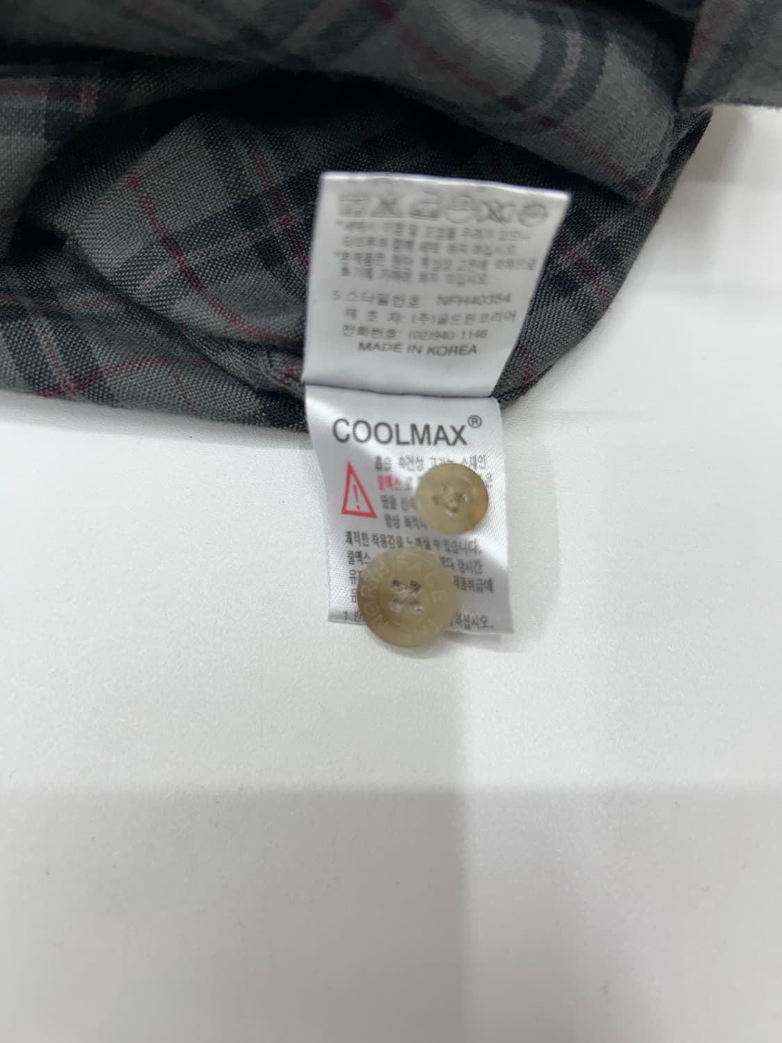 노스페이스 체크셔츠 상품이미지5