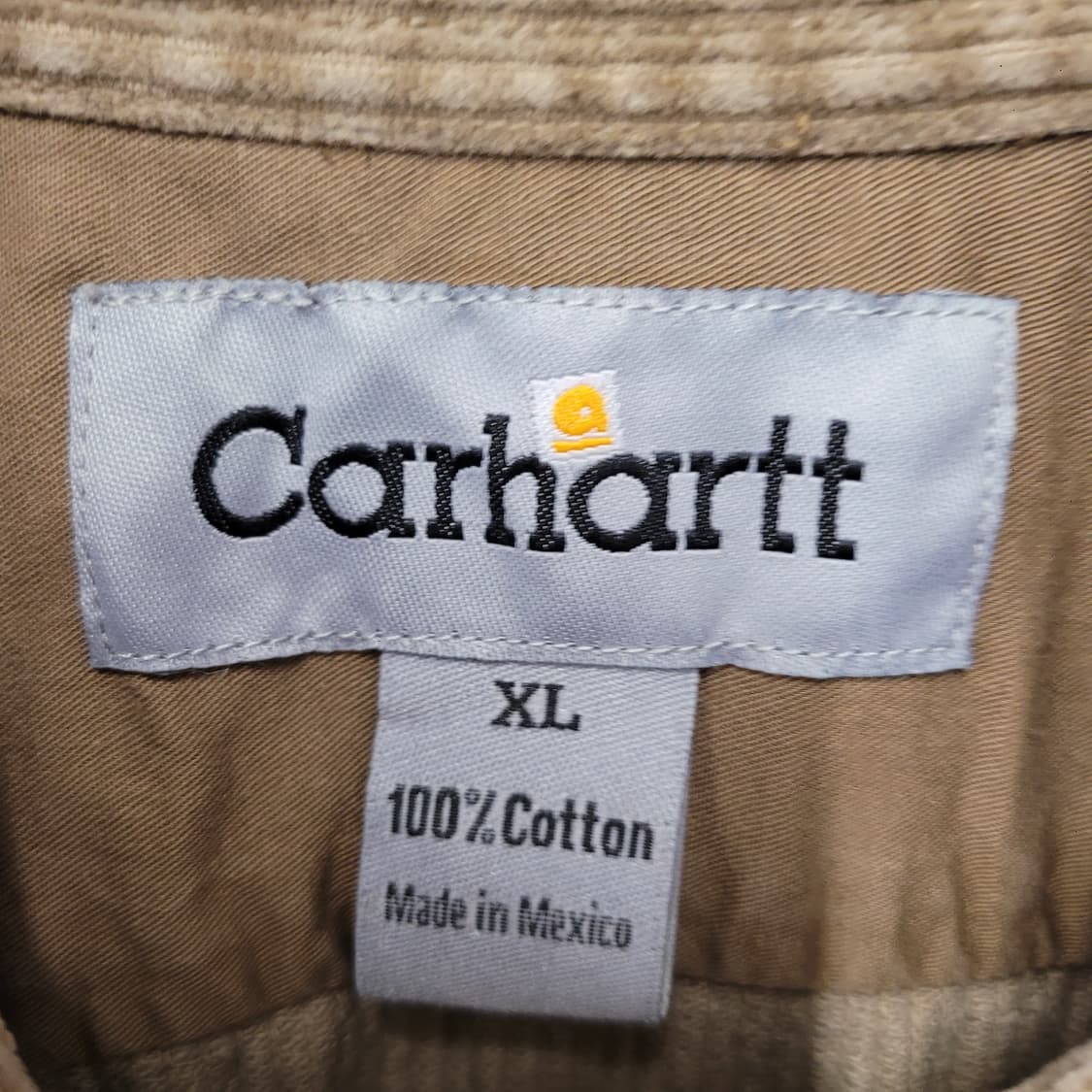 Carhartt 칼하트 코듀로이 셔츠 자켓 베이지  상품이미지4