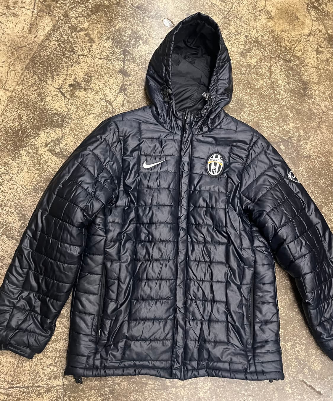 00s 나이키 유벤투스 패딩 후드 블랙 상품이미지3