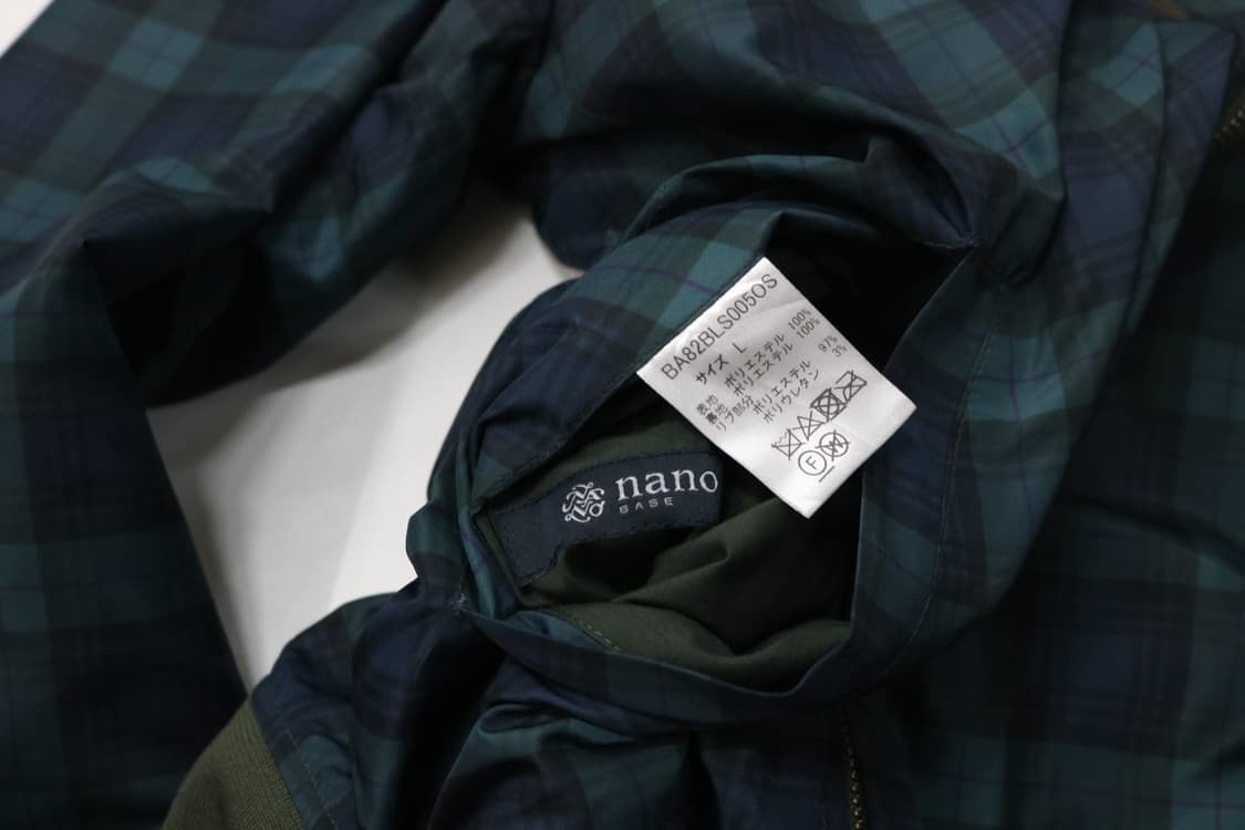 Nano Base 나노베이스 리버시블 체크 항공점퍼 MA-1 (L) 상품이미지8