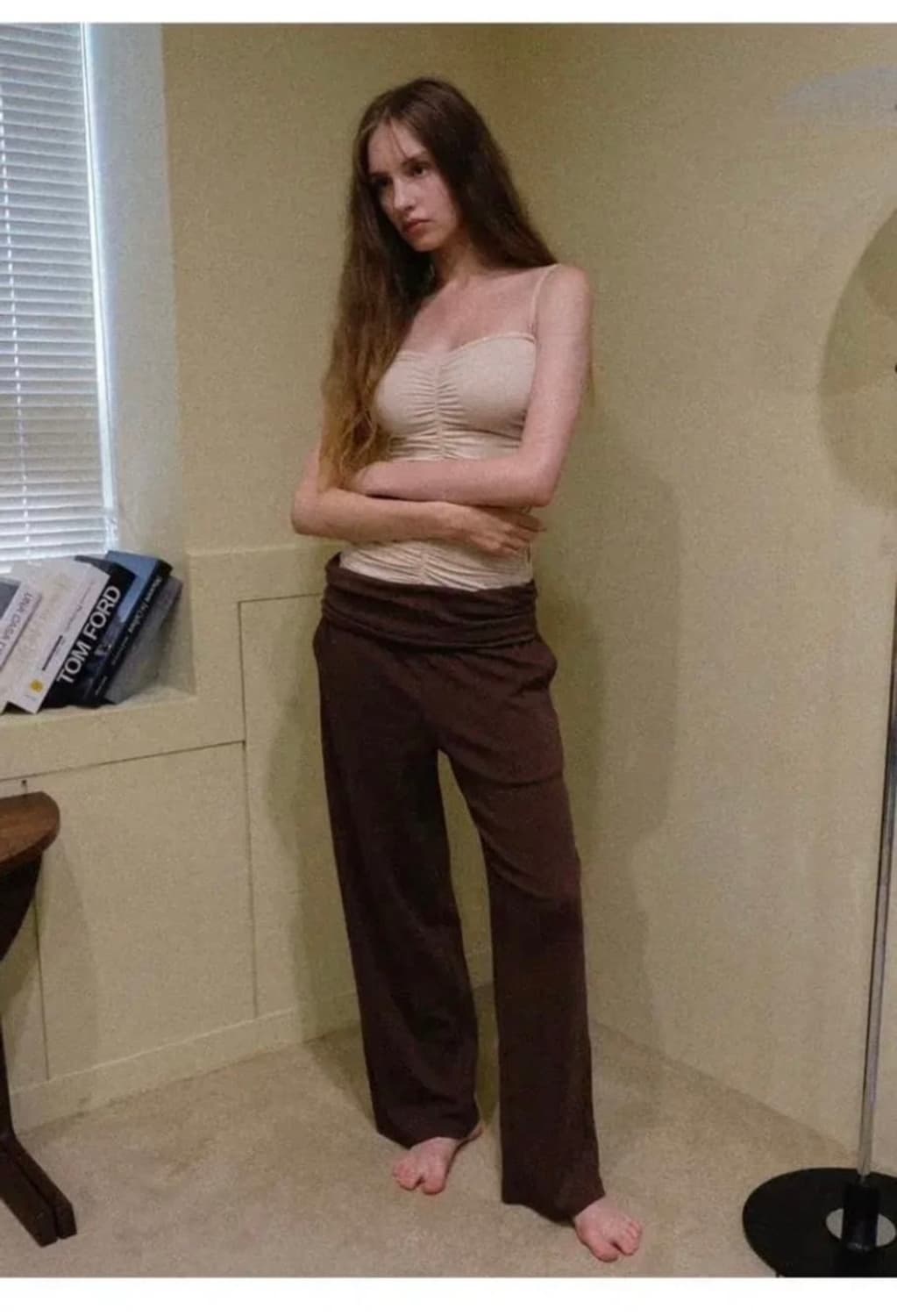 루즈슬립오버 워머 팬츠 상품이미지2