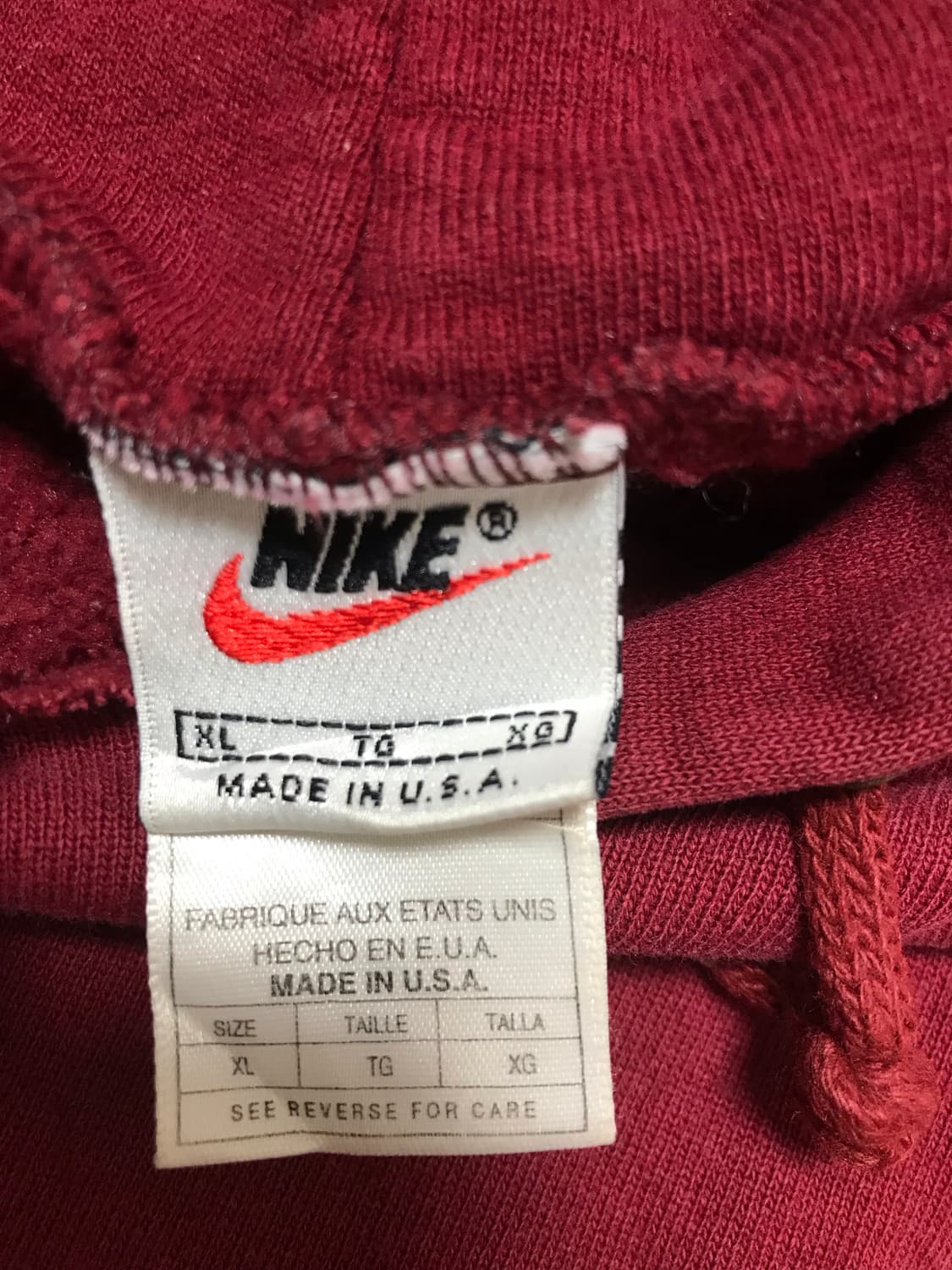 빈티지 나이키 후드 상품이미지3