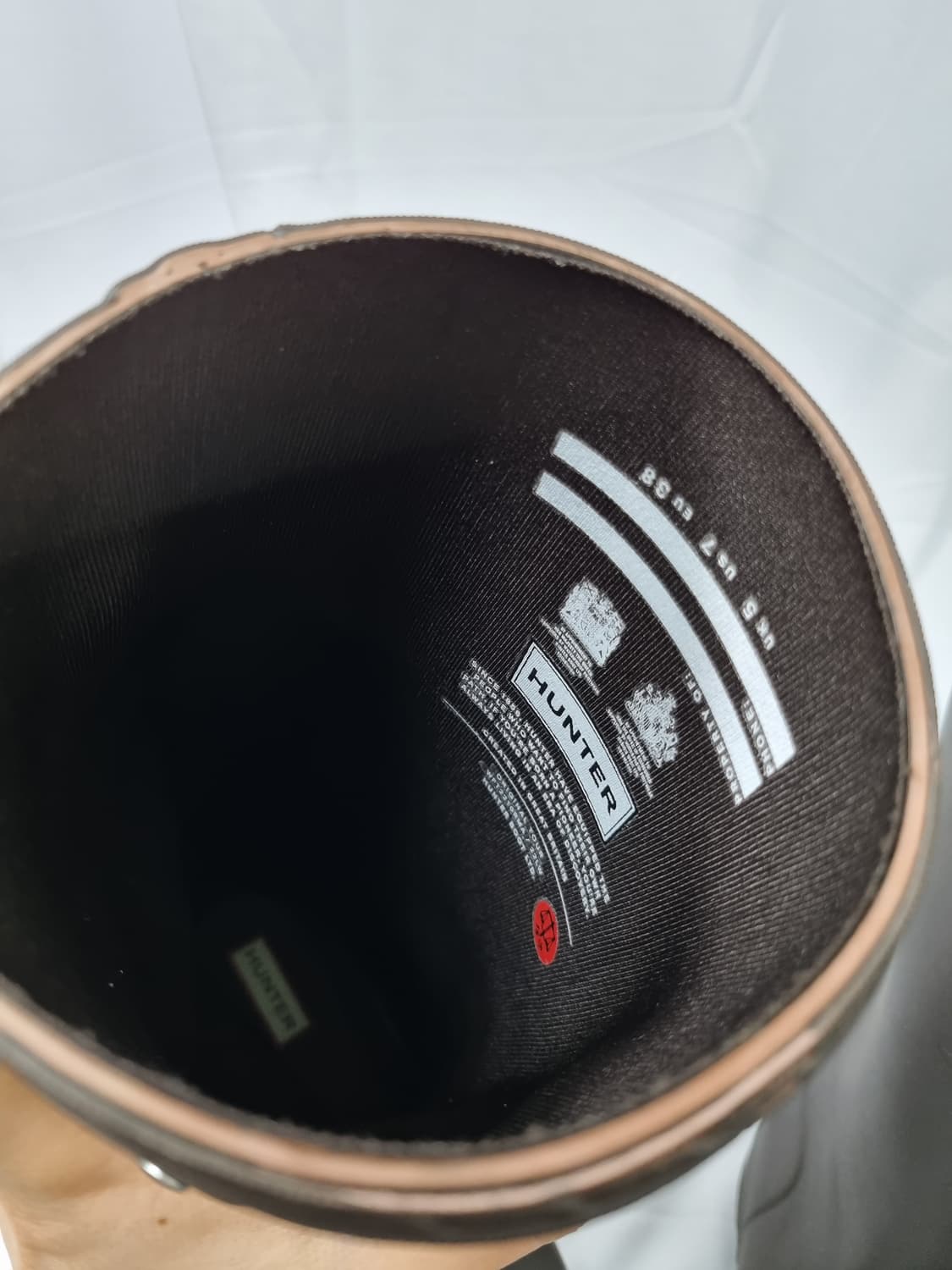 Uk5 240 헌터 롱 레인 부츠 장화 초코릿 브라운 상품이미지7