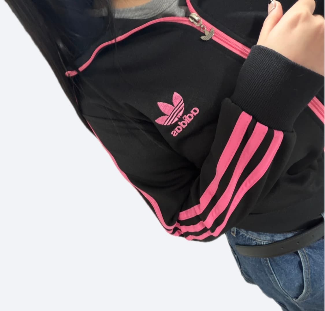 🩷아디다스 유로파 블랙 핑크 빅로고 트랙탑 져지🩷 상품이미지1