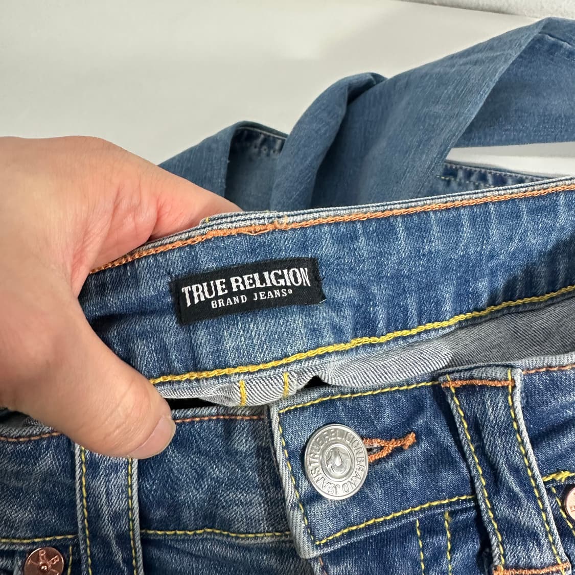 26 트루릴리전 연청 부츠컷 플레어진 상품이미지7