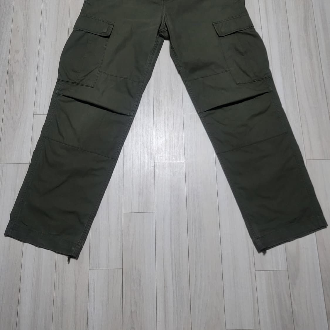 (34) 칼하트 WIP 레귤러 카고팬츠 립스탑 올리브 carhartt 상품이미지5