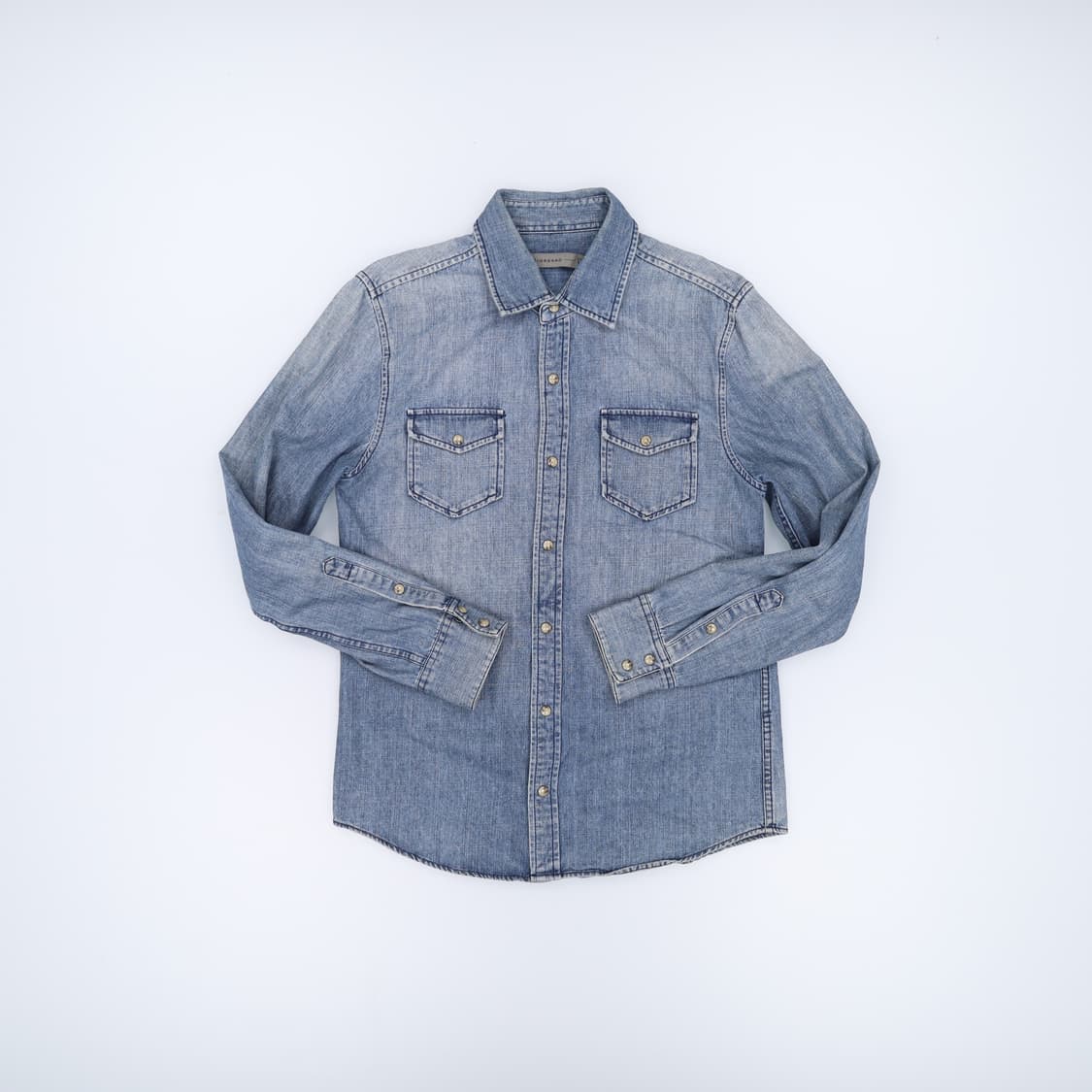 L 지오다노 청 데님셔츠 0123H1 상품이미지1