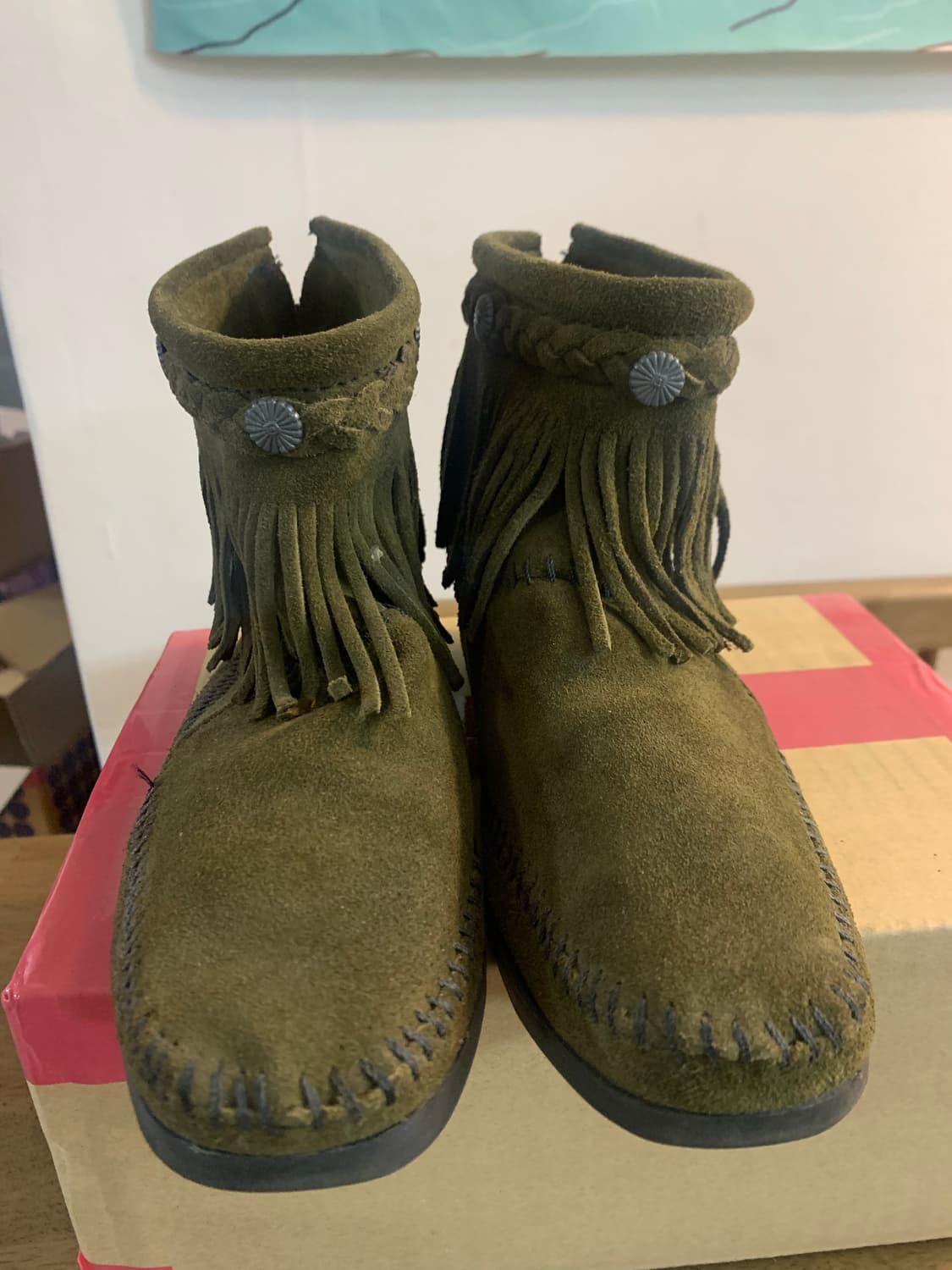 미네통카 앵클 부츠 6사이즈 상품이미지1