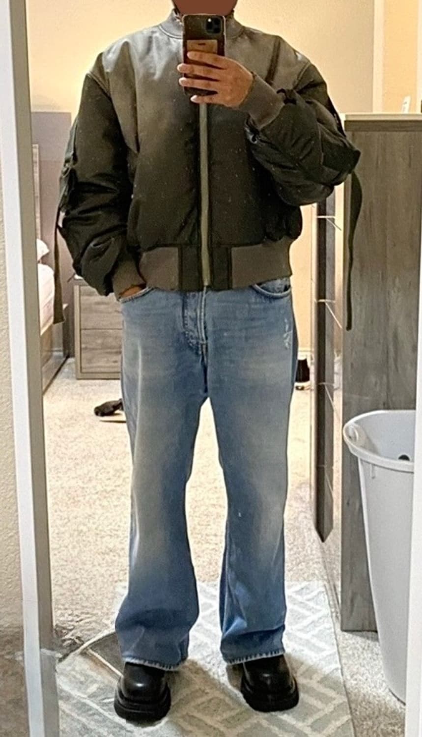 아크네 스튜디오 olana 봄버 포레스트 그린 상품이미지6