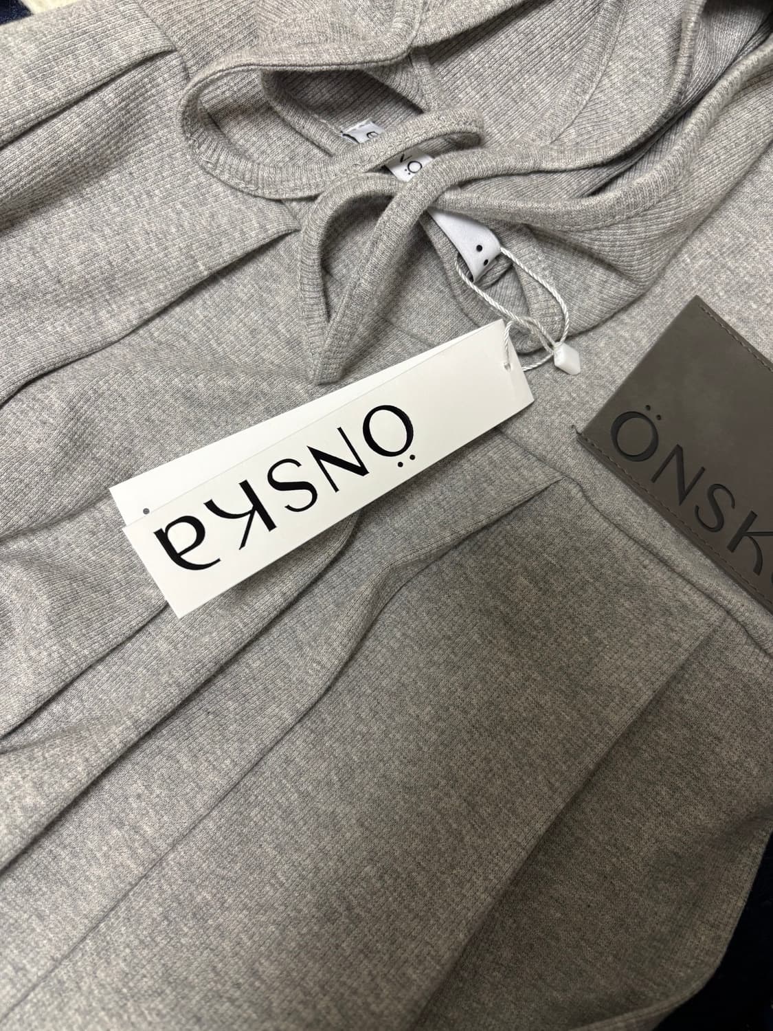 온스카 PLEATS MIDI ONE-PIECE (GREY) 상품이미지3