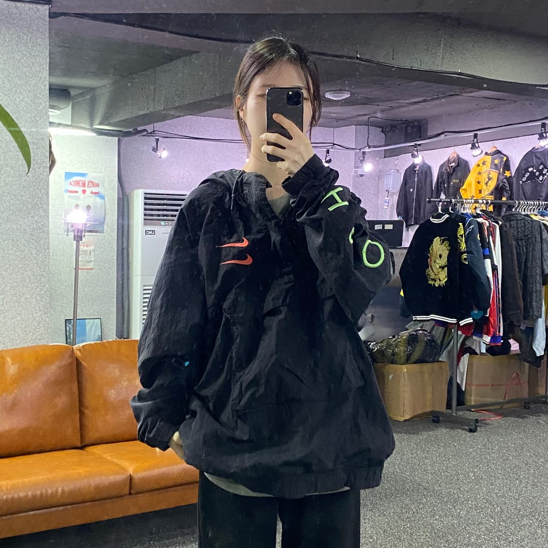 나이키 더블스우시 후드 아노락 B2170 상품이미지1