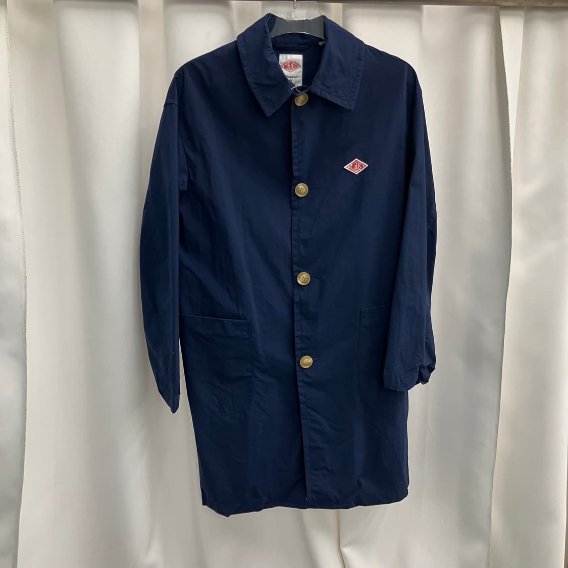 단톤 네이비 싱글 워크 코트 36 상품이미지1