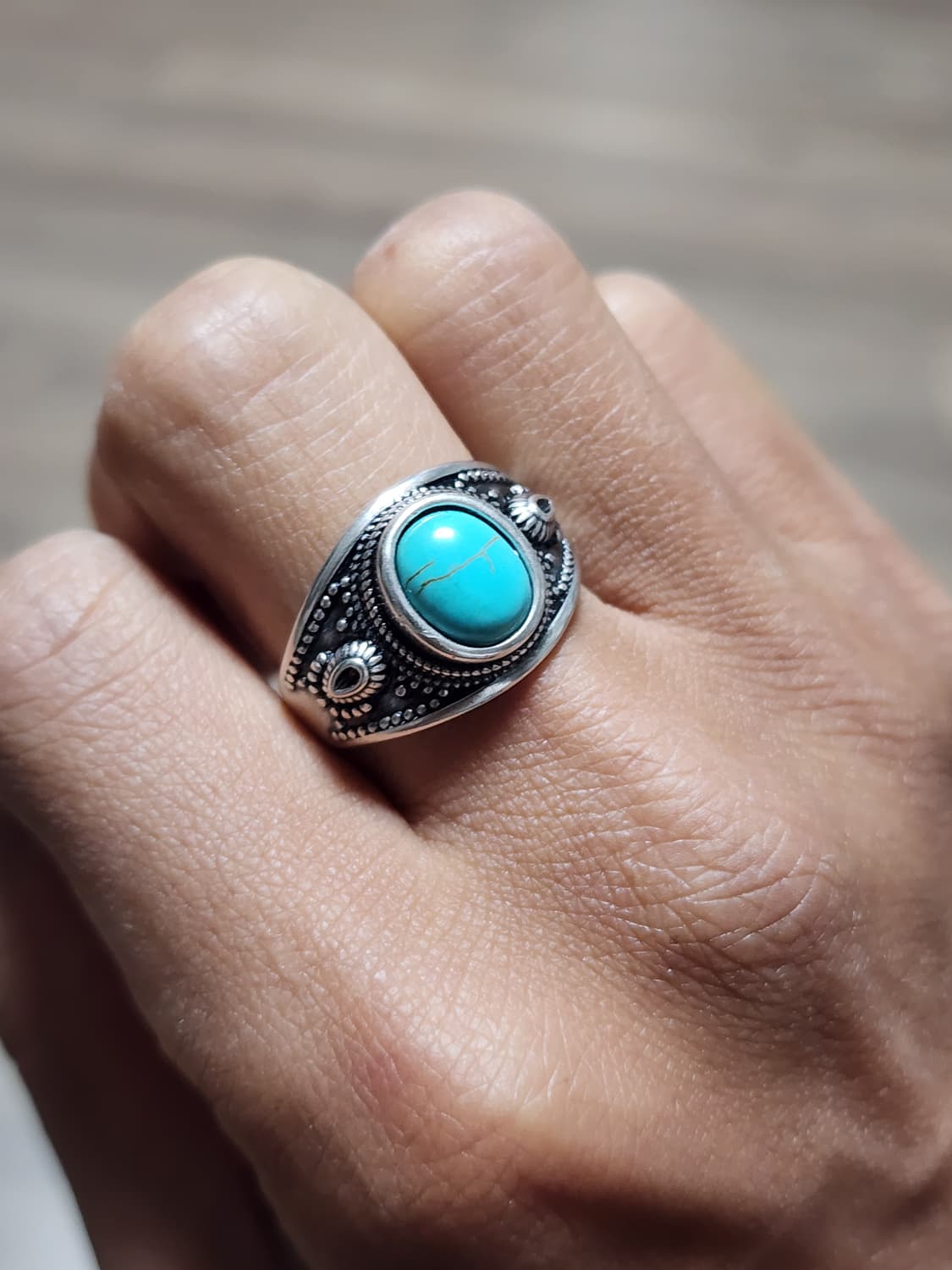 나바호터키석 반지 상품이미지1