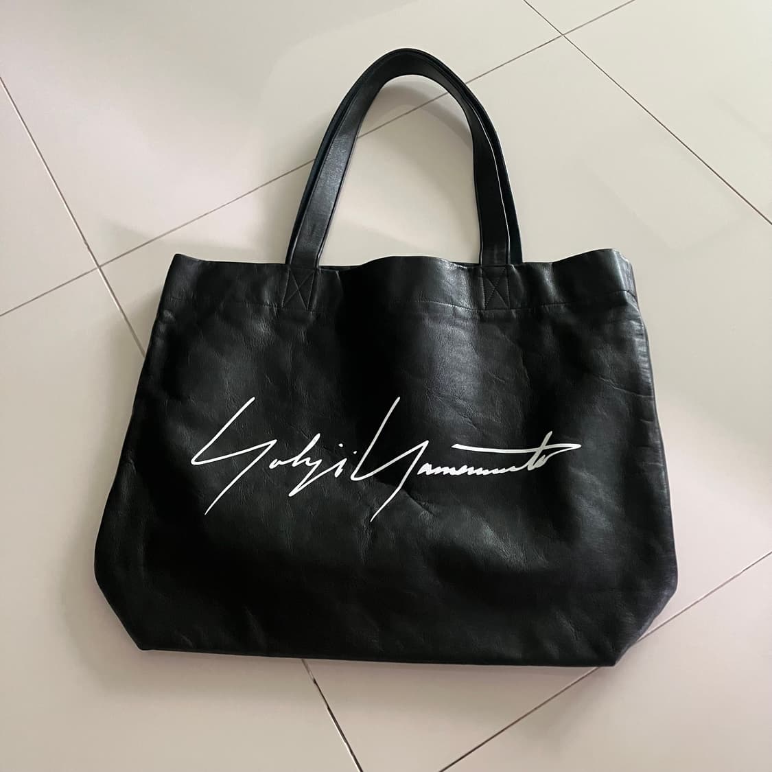 요지 야마모토(Yohji Yamamoto) 레더 토트백 상품이미지1