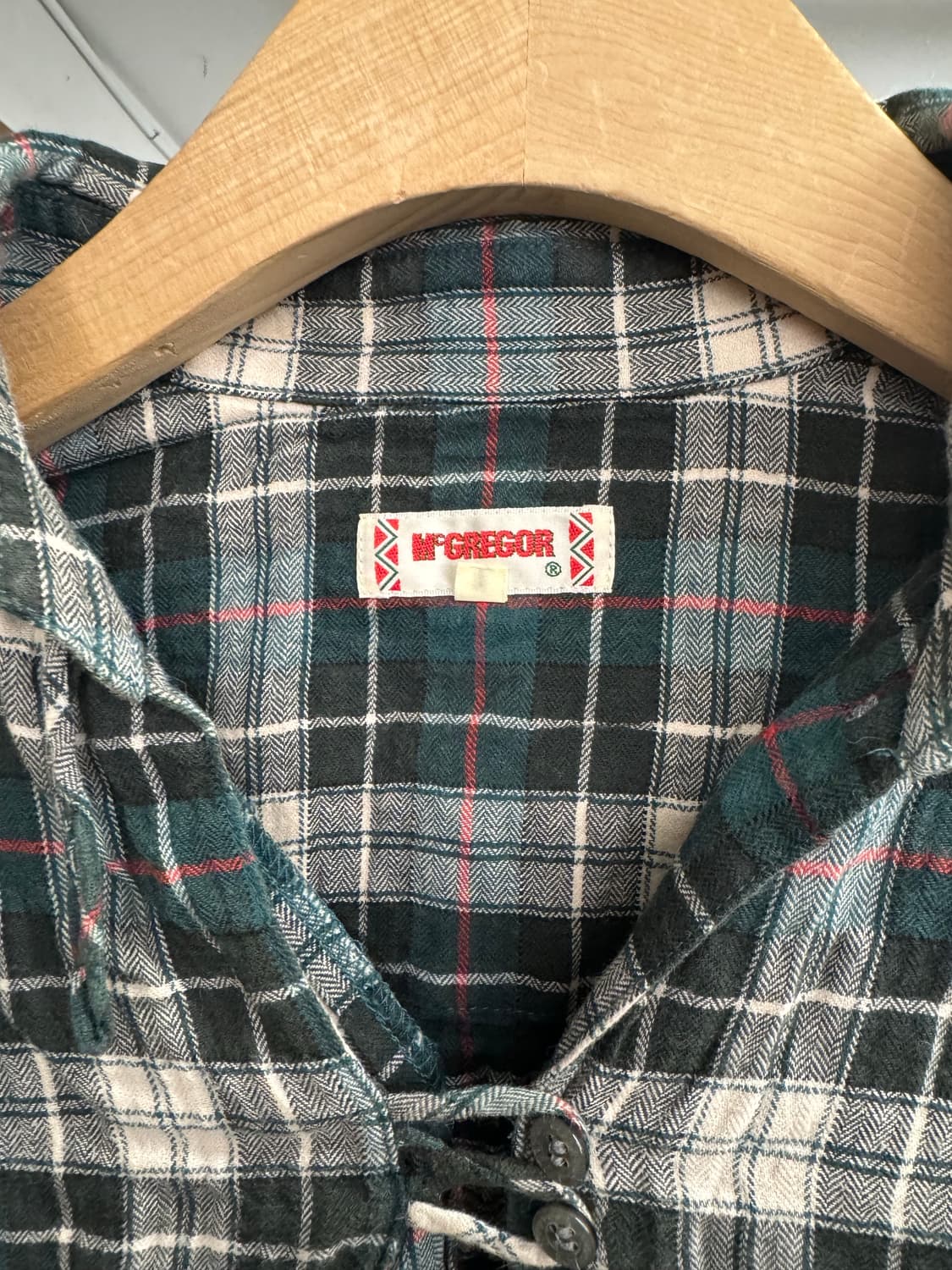 맥그리거 빈티지 우먼스 체크 셔츠 상품이미지3