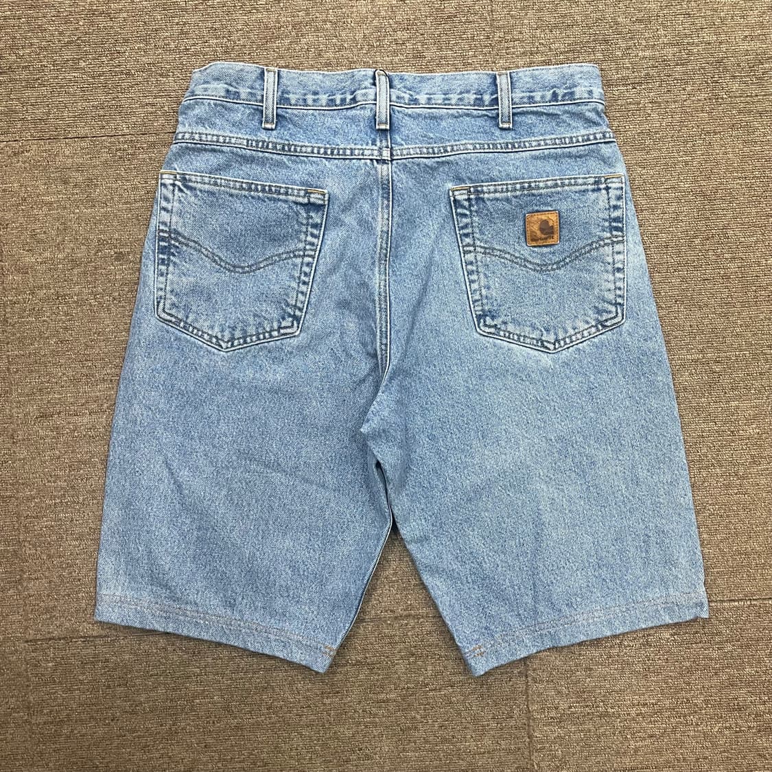 (33) Carhartt 칼하트 데님 쇼츠 반바지 상품이미지1