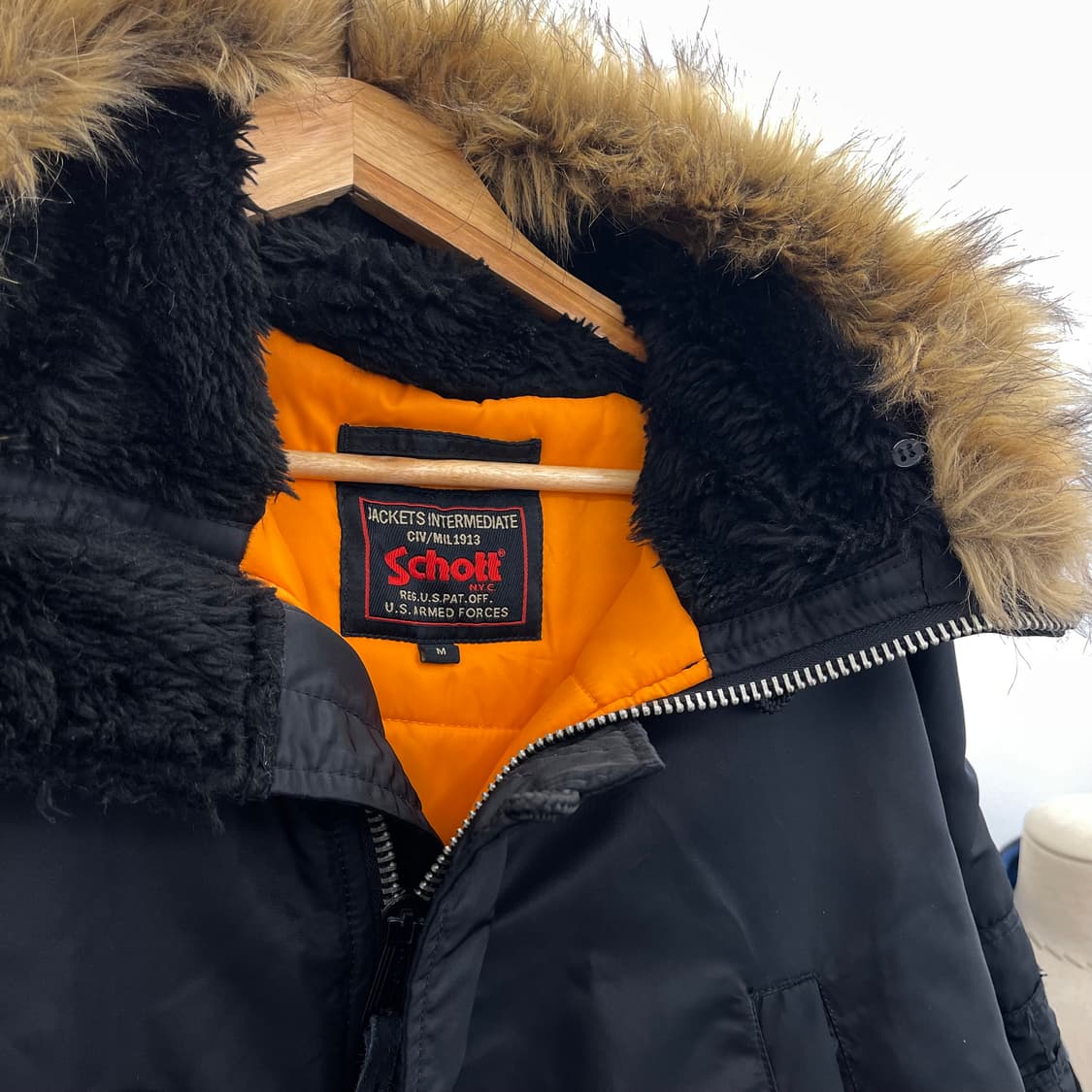 쇼트 Schott N-3B 파카 (M) 상품이미지3