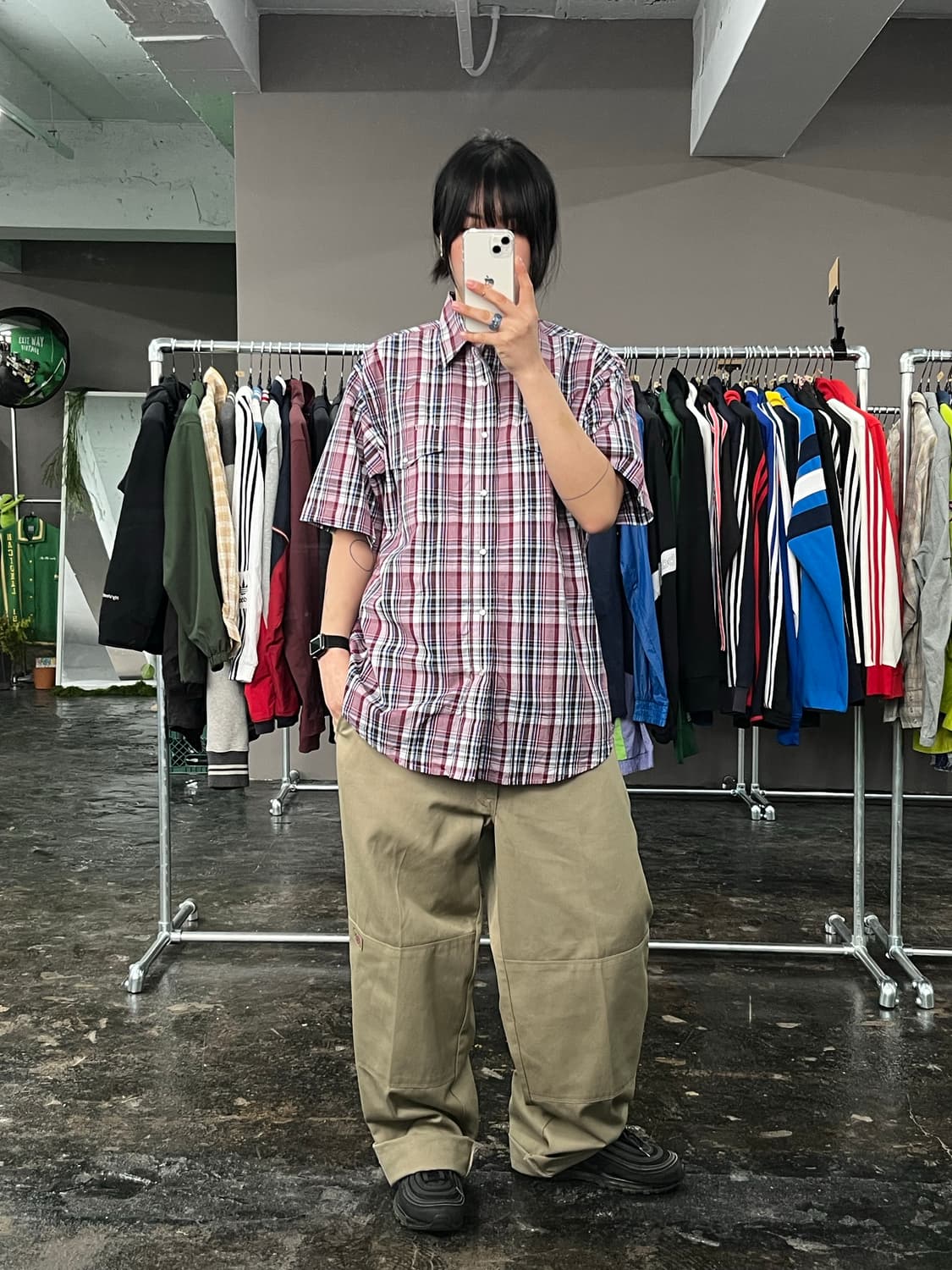 랭글러 웨스턴 체크 셔츠  상품이미지4